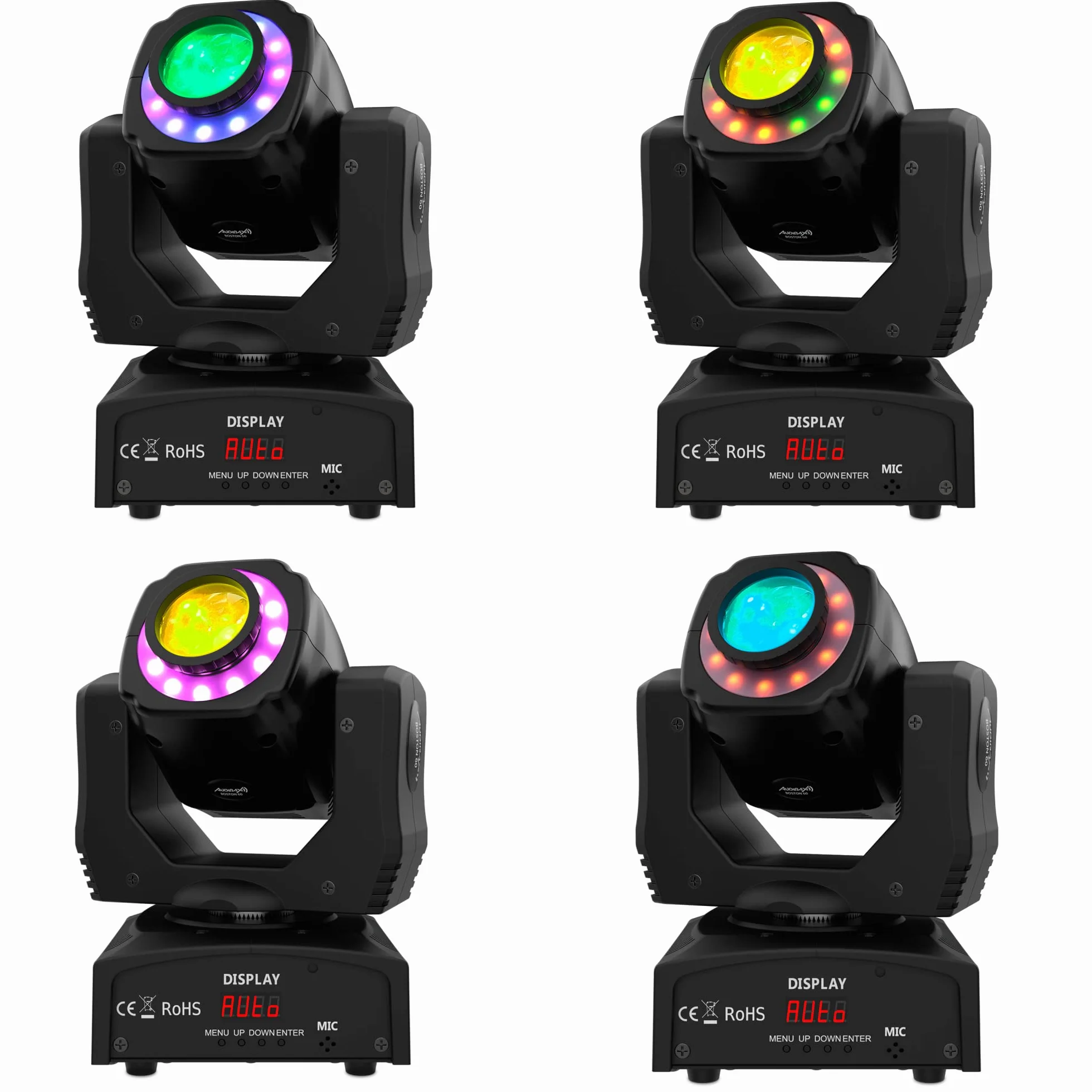 Audibax Boston 60 Ring Cabeza Móvil Spot 60w + Anillo LED