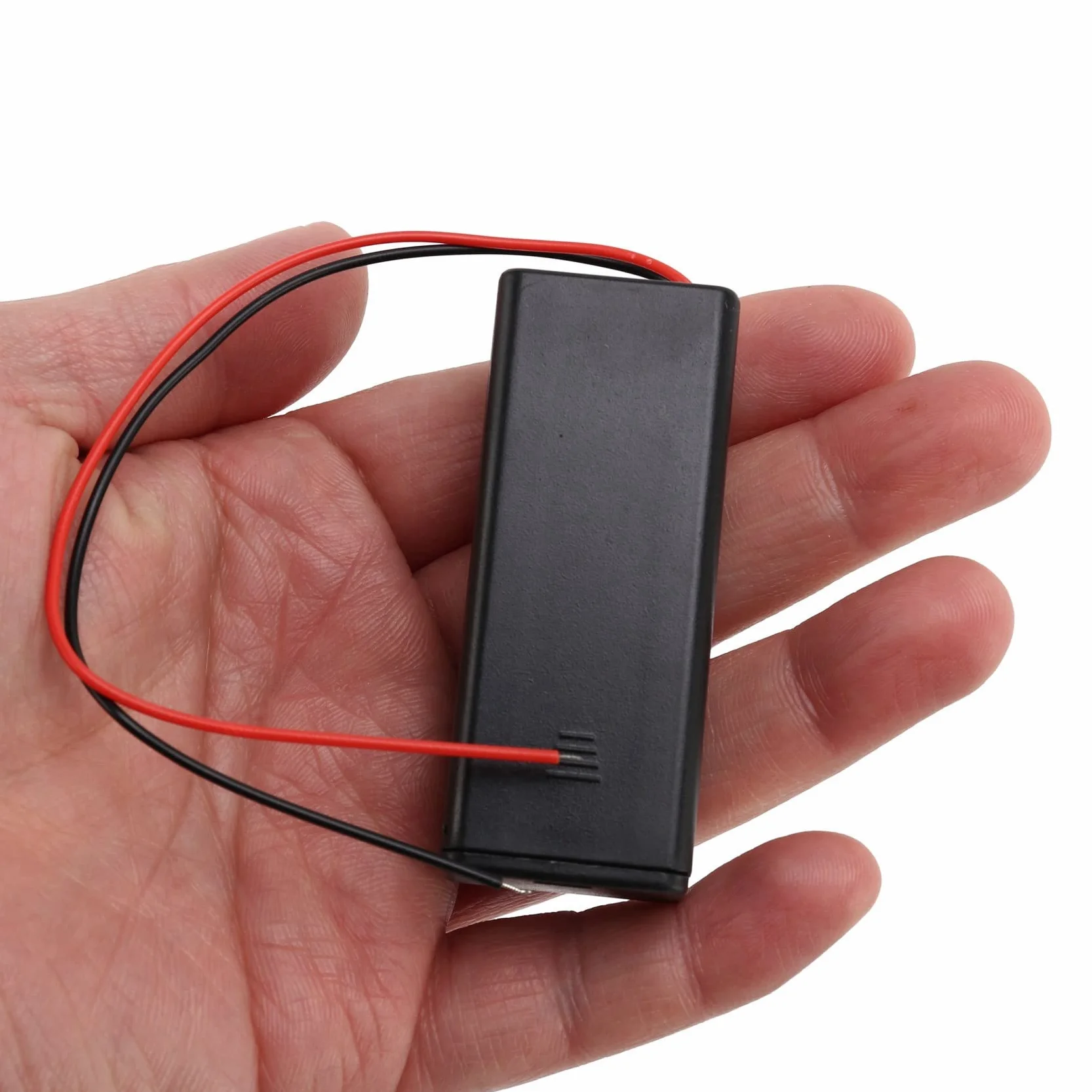 2 unidades de 2 pilas AAA de 3 V, caja de alambre de encendido/apagado con interruptor m cover