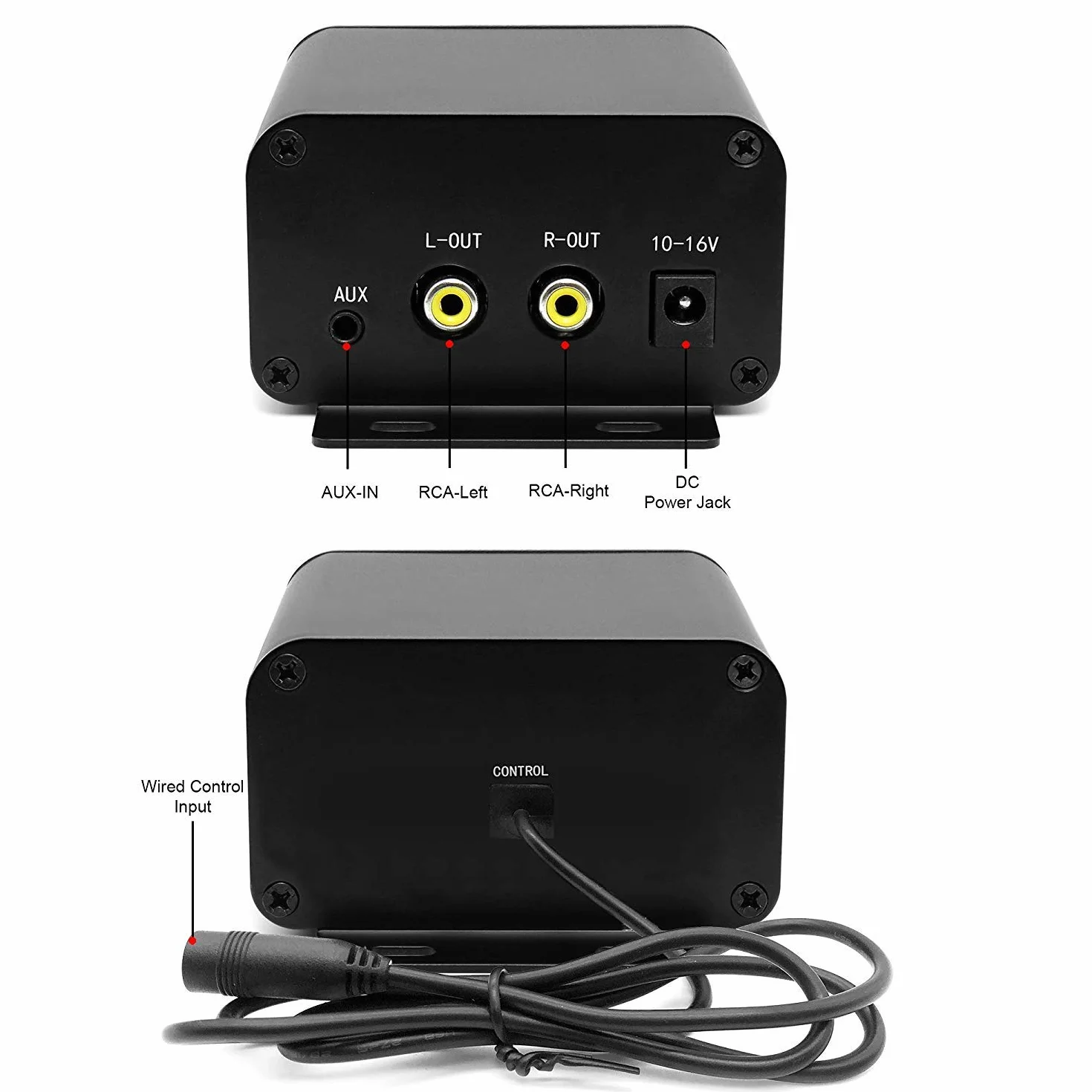 M150 Sistema de Audio con Amplificador de Moto con AUX, MP3, Radio FM, 4 Pulgadas de Altavoces estéreo Bluetooth Impermeables para Motocicletas ATV UTV RZR (Cromo, Ventilador)