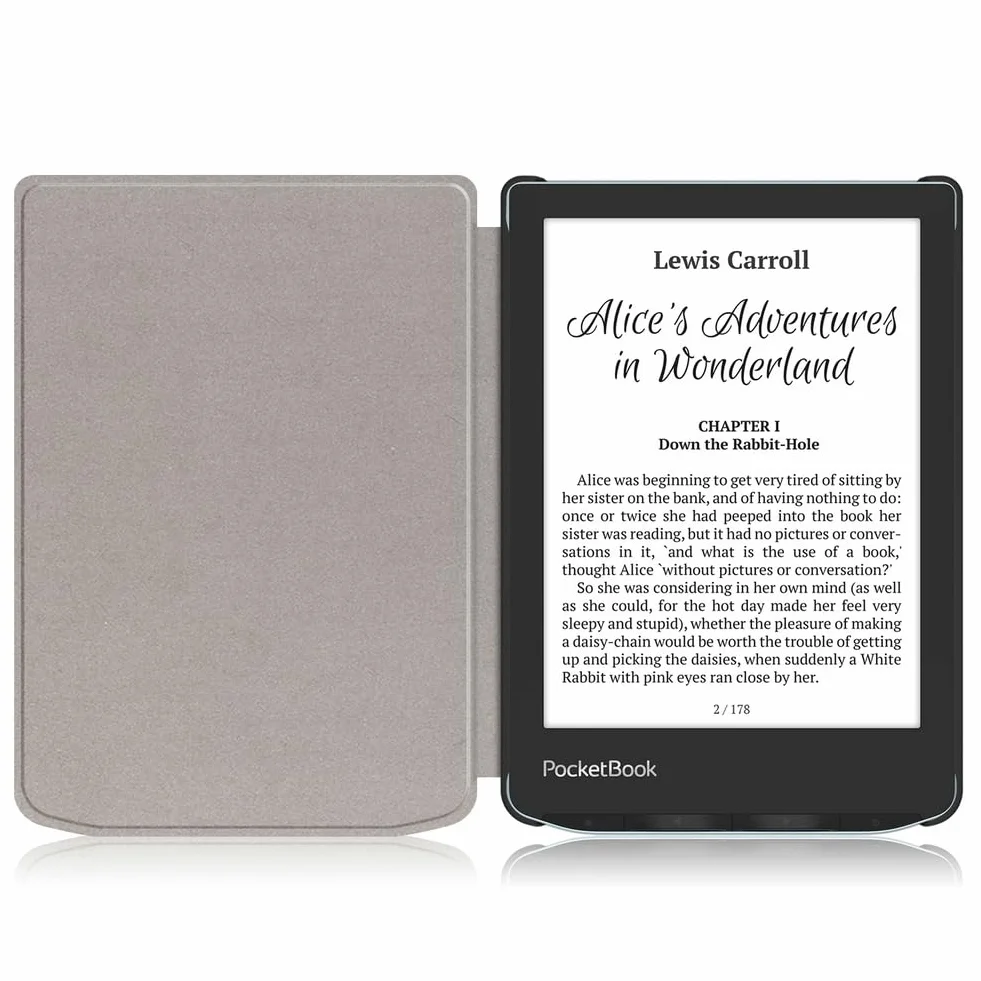 Kepuch Custer Funda para Pocketbook Verse Pro PB629 PB634,Slim Smart Cover Fundas Carcasa Case Protectora de PU-Cuero - Azul