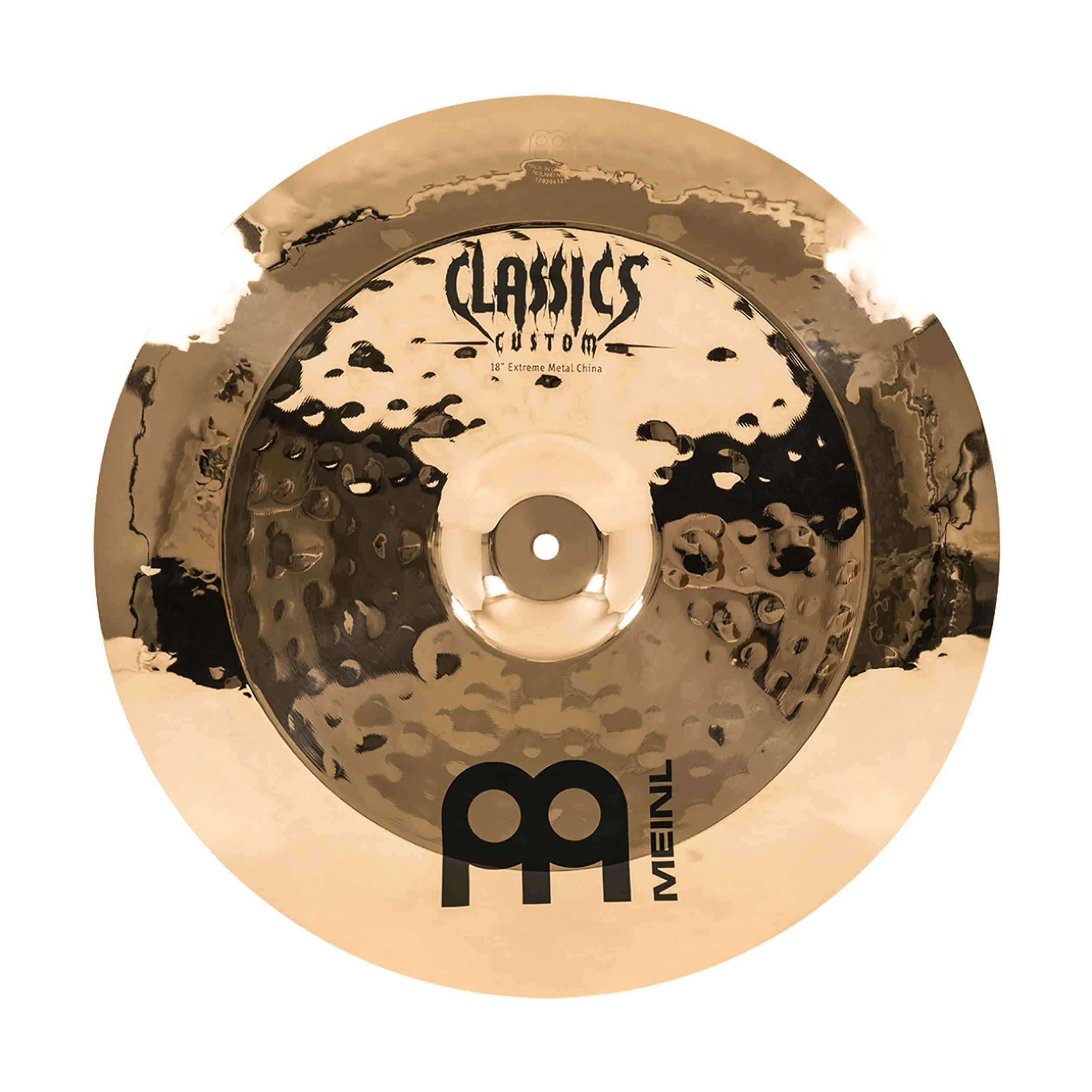 Meinl Cymbals Classics Custom Extreme Metal Plato China de 18 pulgadas (45,72cm) Platillos de Batería - Bronce B12, Acabado Brillante (CC18EMCH-B)