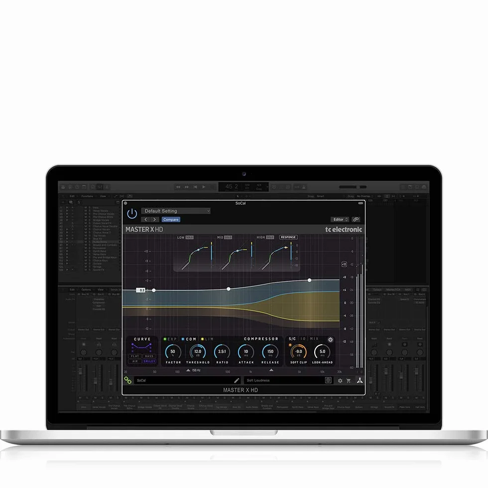 TC Electronic MASTER X HD NATIVE / MASTER X HD-DT Complemento de procesador dinámico multibanda con controlador de hardware dedicado