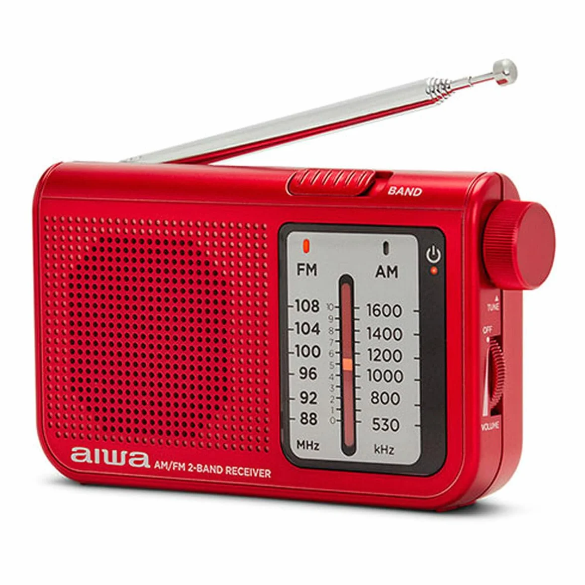 Radio Portátil Aiwa AM/FM Rojo
