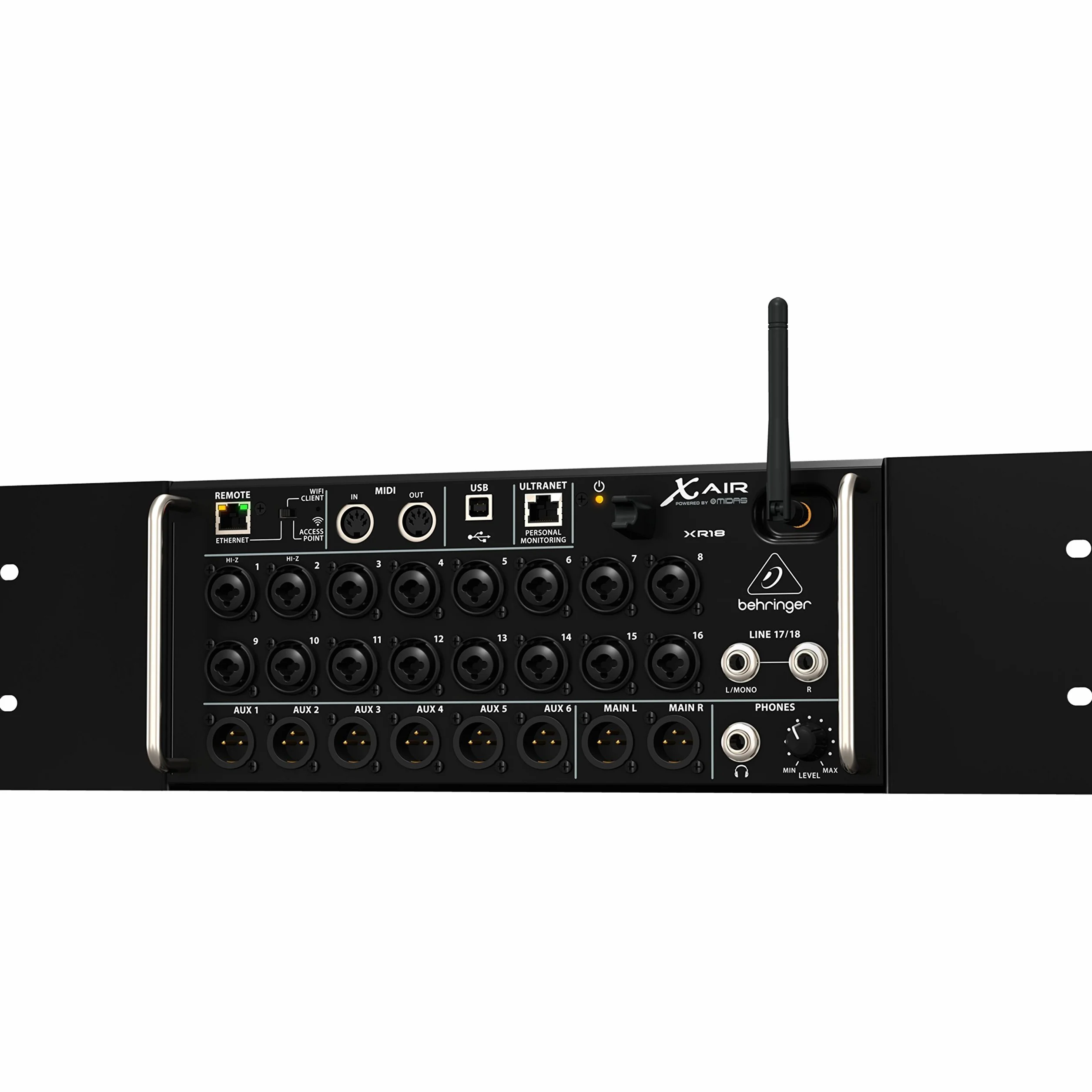 Behringer XR18 Mesa de mezclas digital, Klark Teknik, X AIR