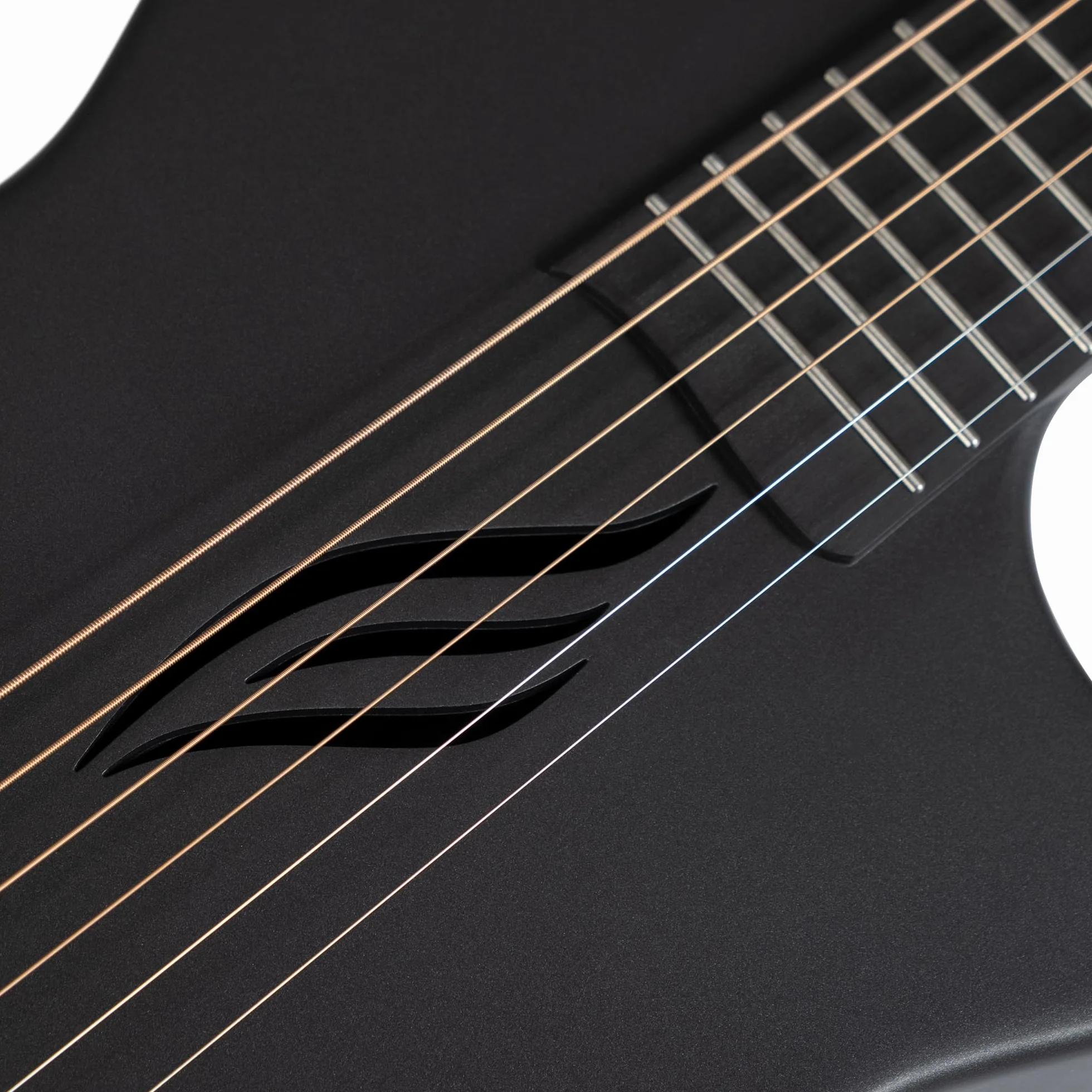 Cascha Guitarra acústica de fibra de carbono para principiantes, guitarra acústica para adultos, incluye funda, correa, paño de limpieza, púas y cuerdas de repuesto