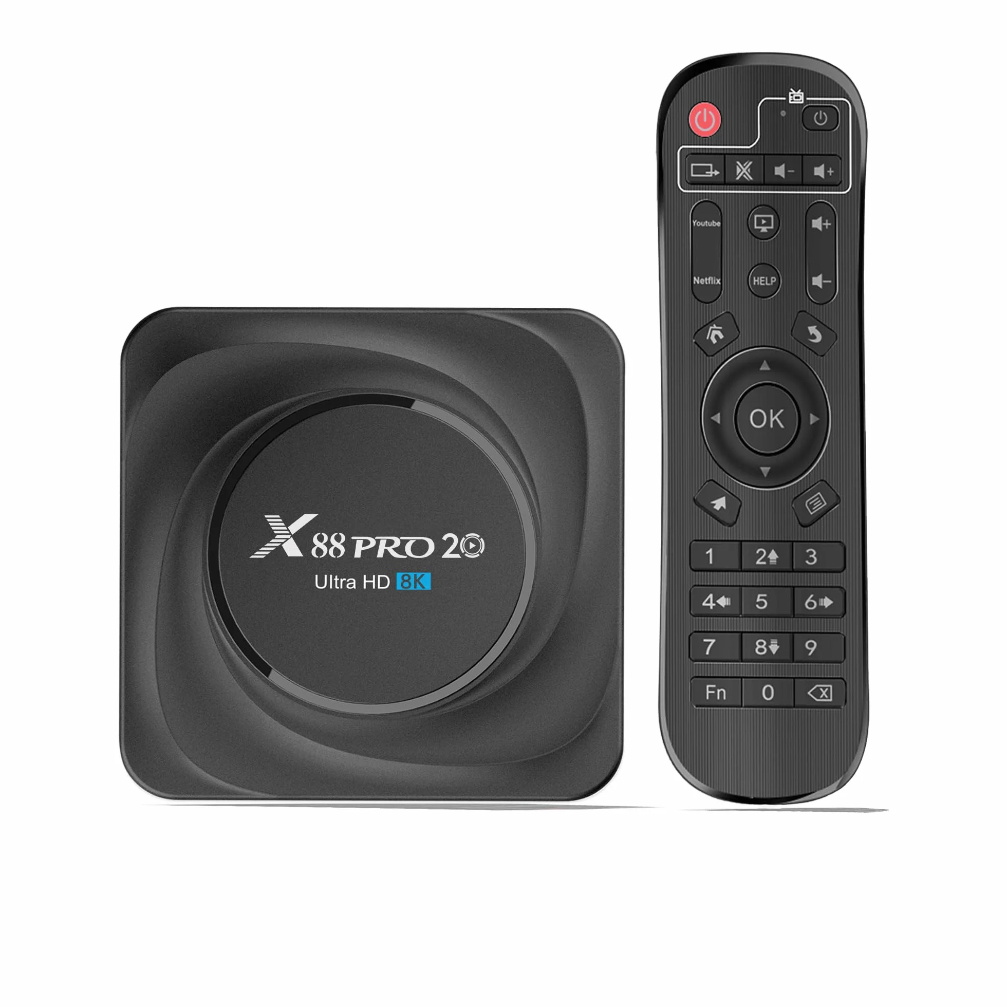 GREVA Android TV Box 8K, Smart TV Box Android 11.0 RK3566 CPU 8GB RAM 128GB ROM, Streaming Media Player Dual-Band 2.4/5.8Ghz 100/1000M Ethernet Soporte HDR 3D BT 5.0 USB3.0 Android Box X88 PRO20