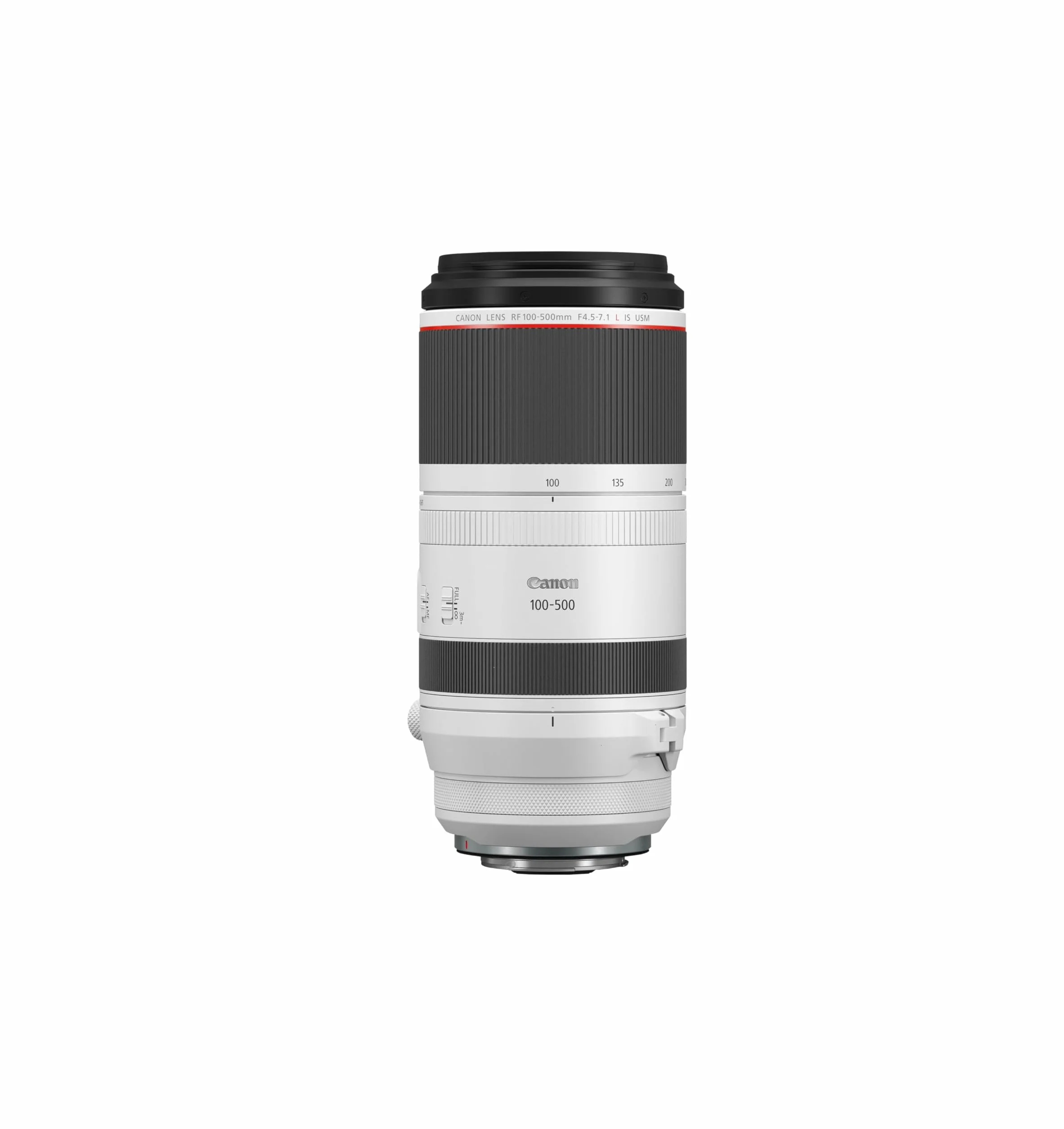 Canon Objetivo RF 100-500mm F4.5-7.1L IS USM - Lente Zoom Teleobjetivo Serie L, Ideal en Viaje y Naturaleza, Ligero, AF de Motores USM y estabilizador óptico 5 Pasos, Compatible Sistema EOS R, Negro