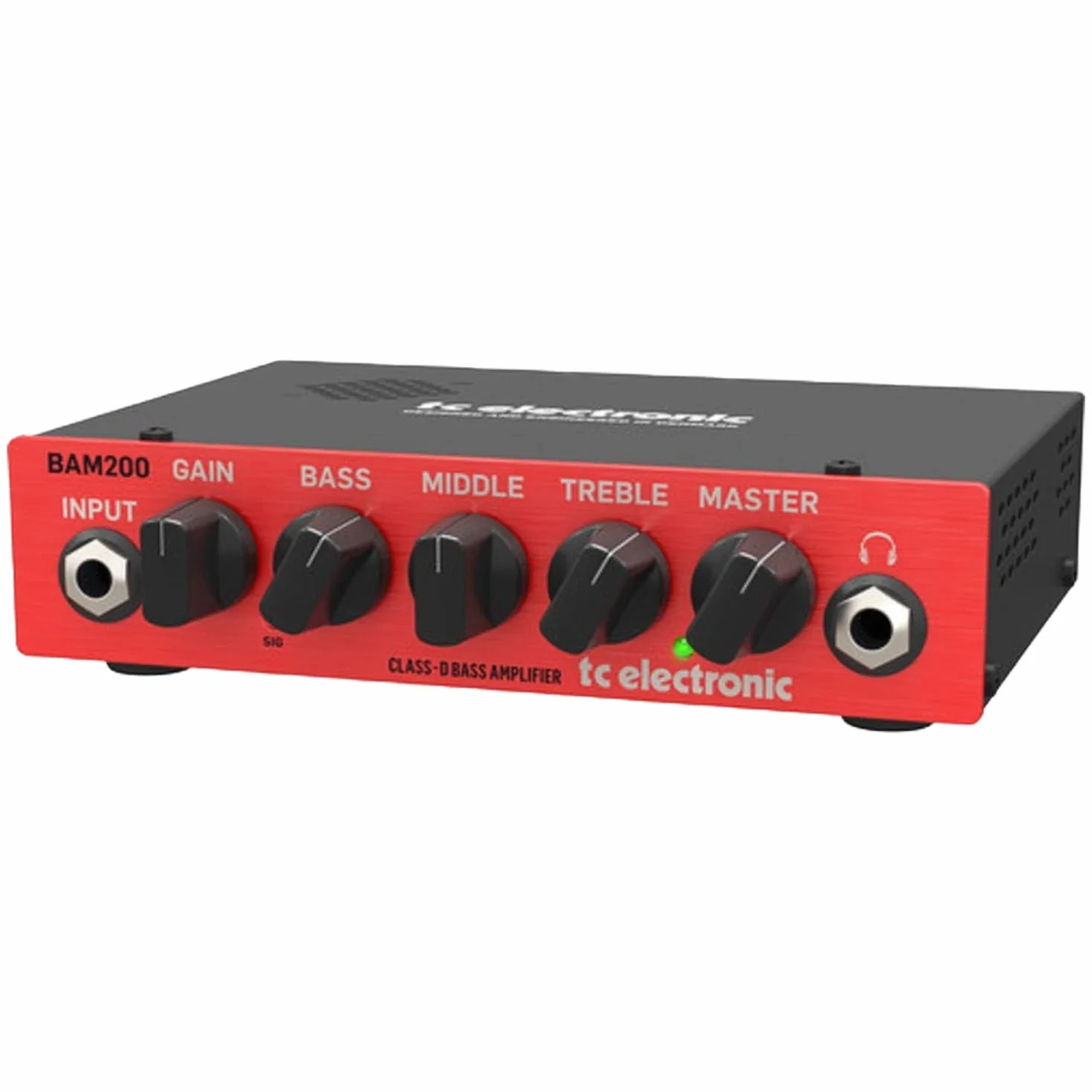 TC Electronic BAM200 Cabezal de bajo ultracompacto de 200 vatios con tecnología de amplificador de clase D