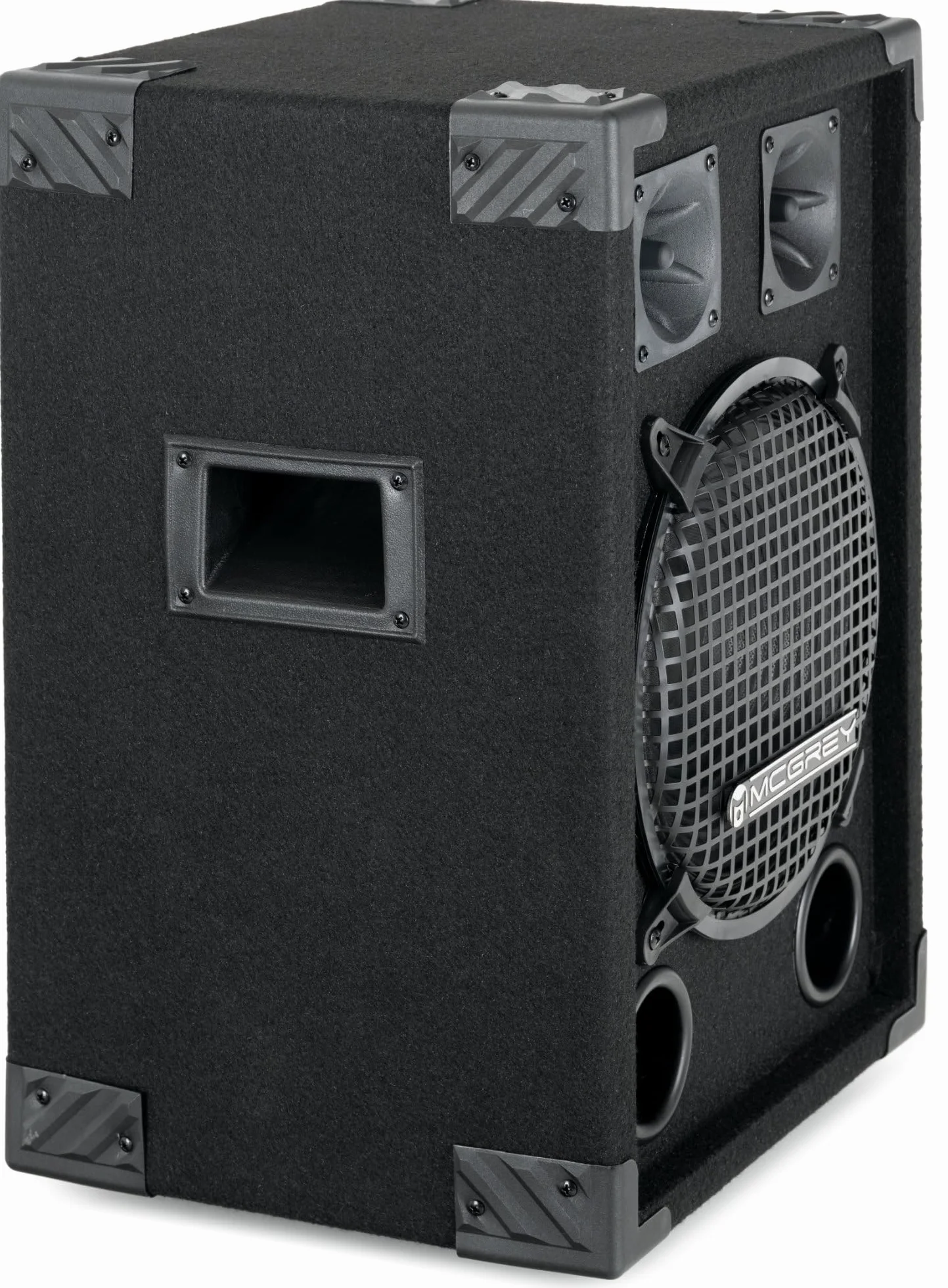 McGrey Par de Altavoces PA McGreyDJ-1022 DJ 25cm (10") Subwoofer 800W (Pasivo, Sistema de 2 Vías, Caja de Madera)