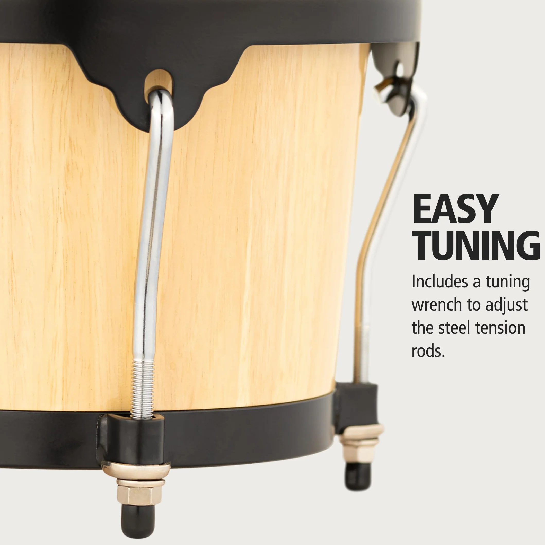 Meinl Percussion HB100NT - Bongos, Marrón, Natural