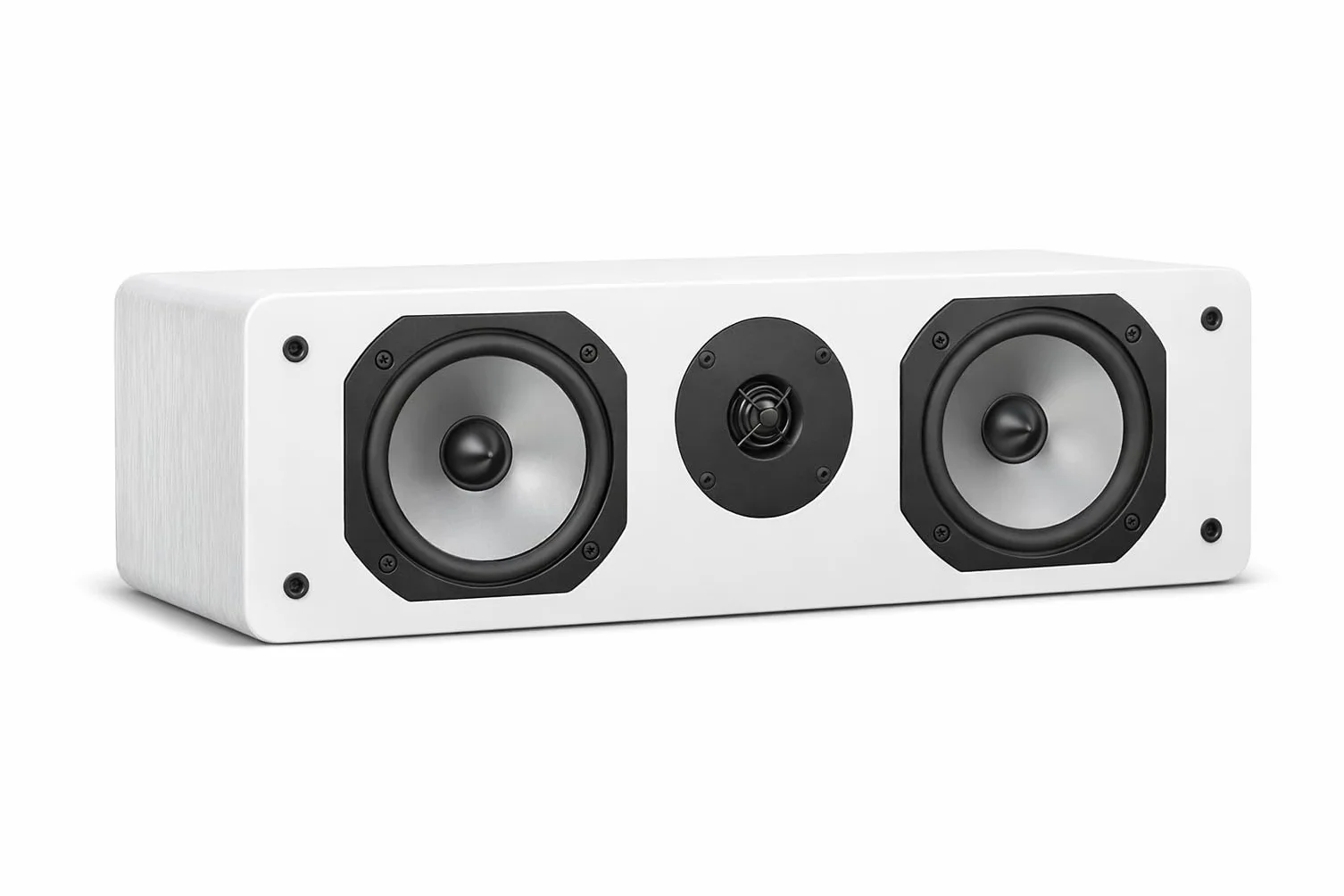 Dynavoice Challenger C-5 Blanco Altavoz Central Pasivo 2 Vías 120W 8 Ohm Doble Woofer 5.25 Pulgadas Tweeter 1 Pulgada Home Cinema HiFi
