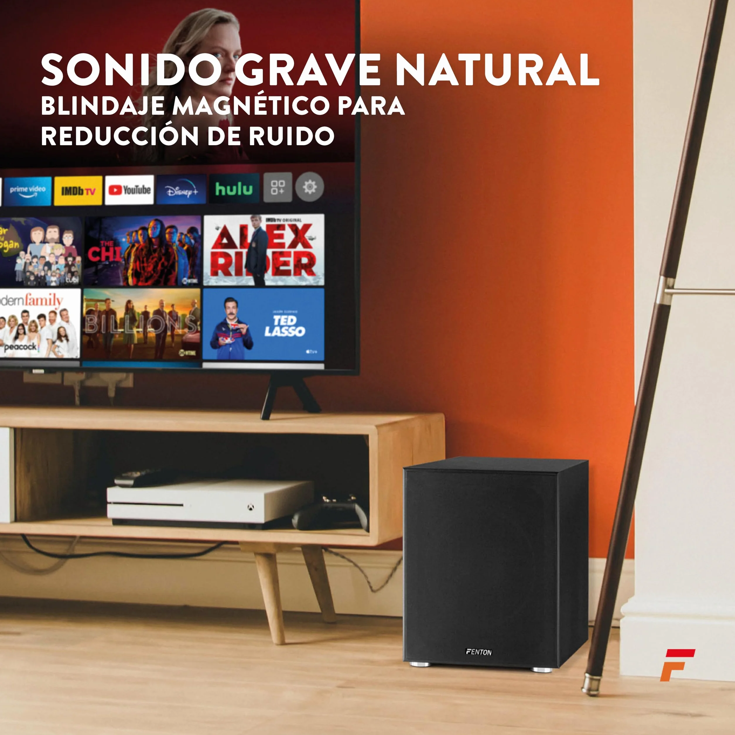 Fenton SHFS12B Subwoofer autoamplificado 12" 400W Bass Reflex Negro