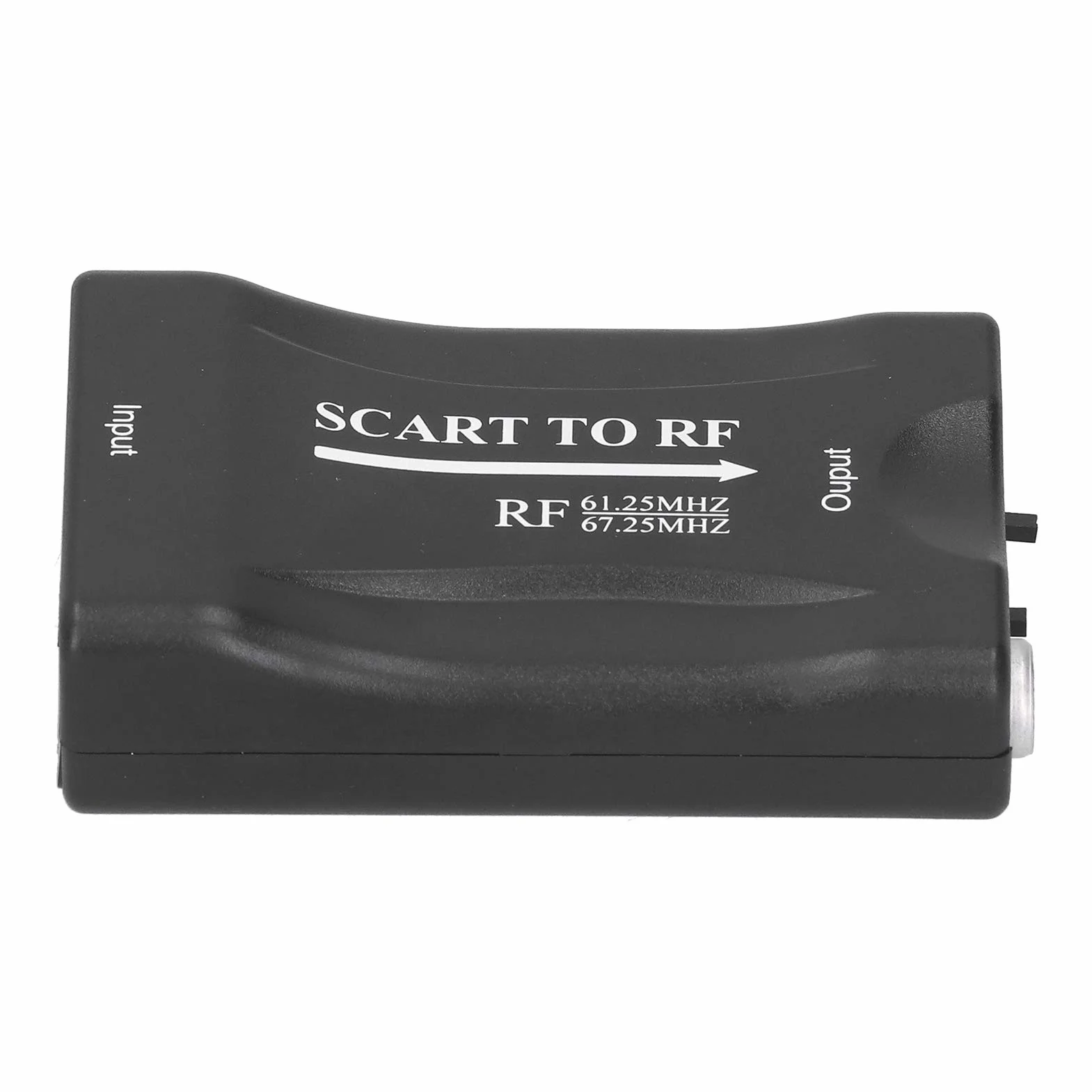 Dioche Adaptador Scart a RF RF Modulador Abs Scart para Adaptador de Vídeo RF para RF 67,25 MHz 61,25 MHz Convertidor de Salida para TV Box