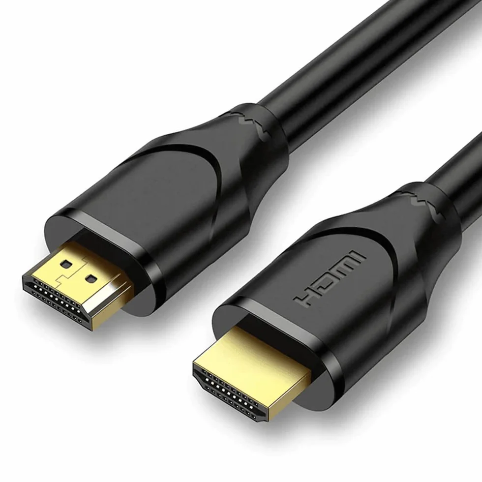 CABLEPELADO Cable HDMI 4K, Cable HDMI 2.0, Cable HDMI alta velocidad, 4K Ultra HD 2160p (60 Hz), Cable HDMI contactos dorados, Compatible PC, PS4, PS5, Xbox, Smart TV, Negro, 15 Metros
