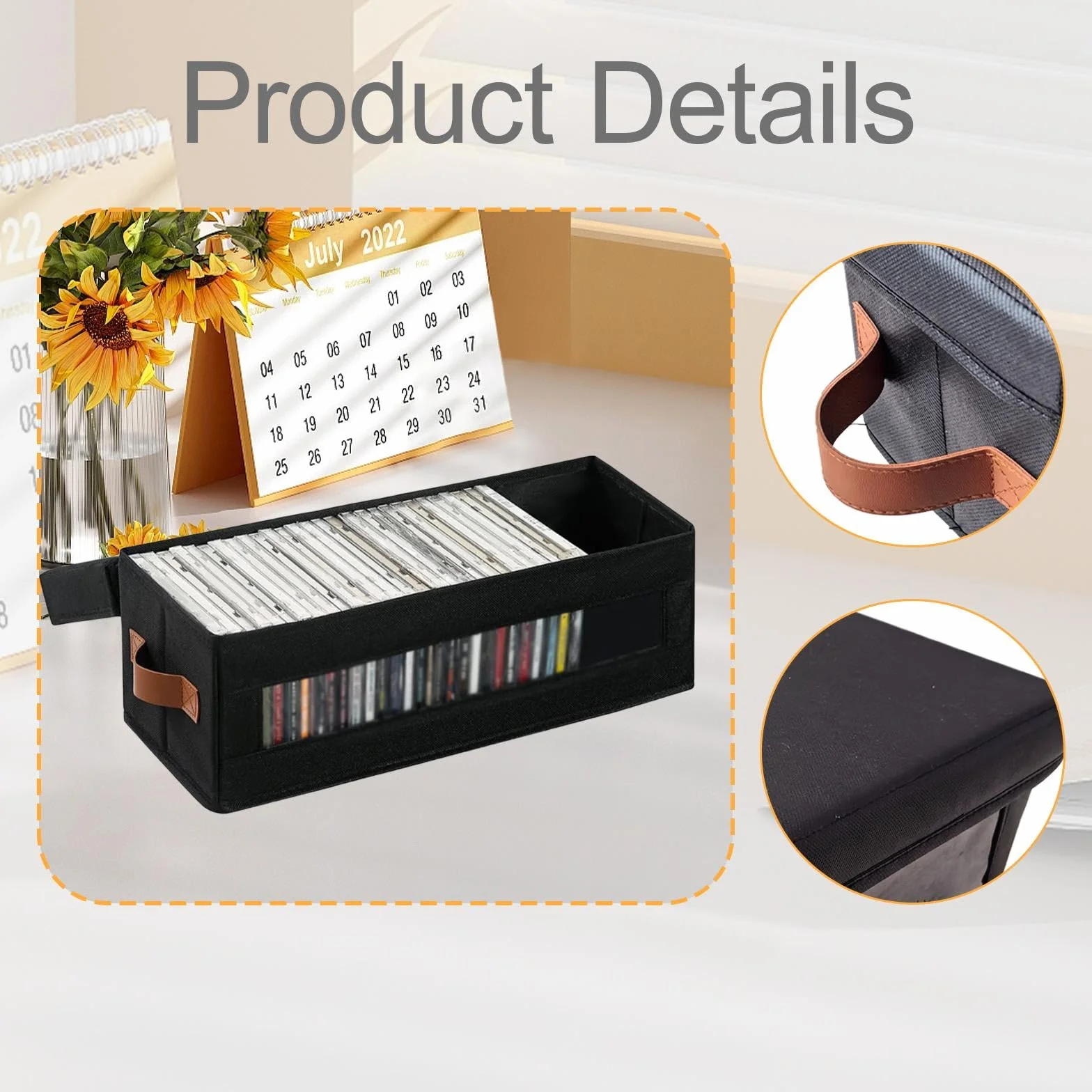 Caja organizadora para CD, Discos de Videojuegos y DVD.