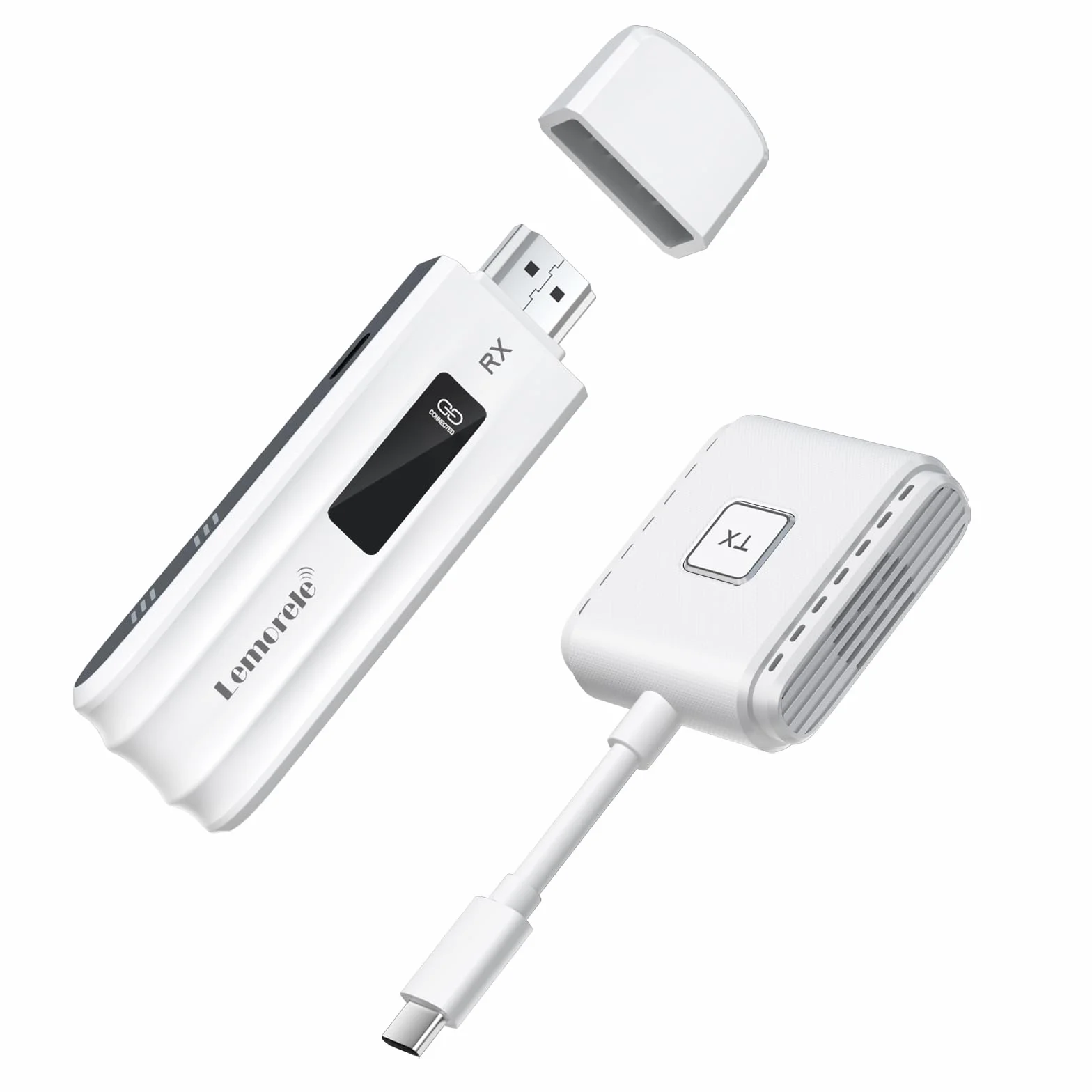 Lemorele HDMI Inalámbrico Transmisor y Receptor 5G 50M Wireless FHD Emisor