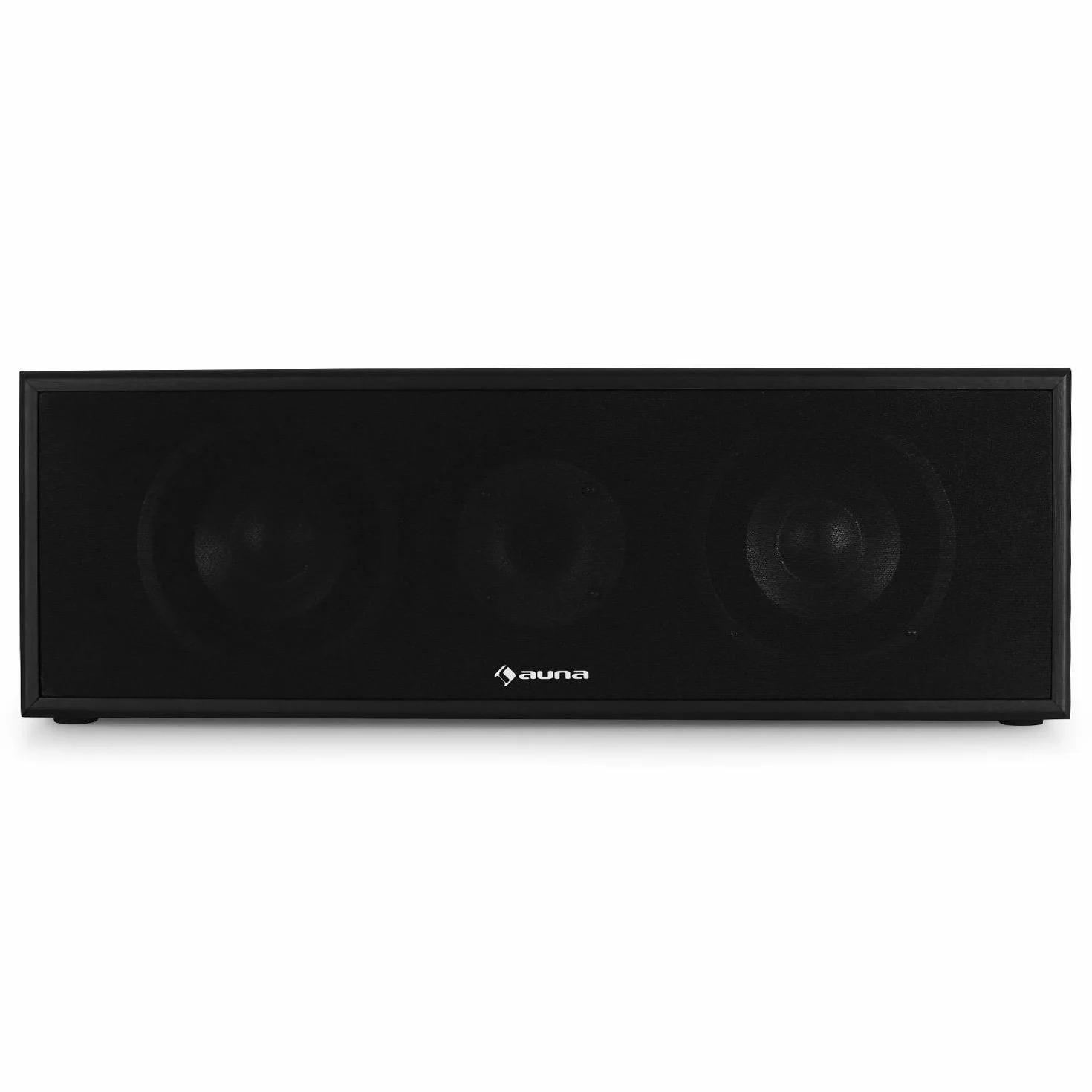 Auna Linie 300 CN Altavoz Central Pasivo 2 x 35W RMS 2 Woofers 10cm Negro