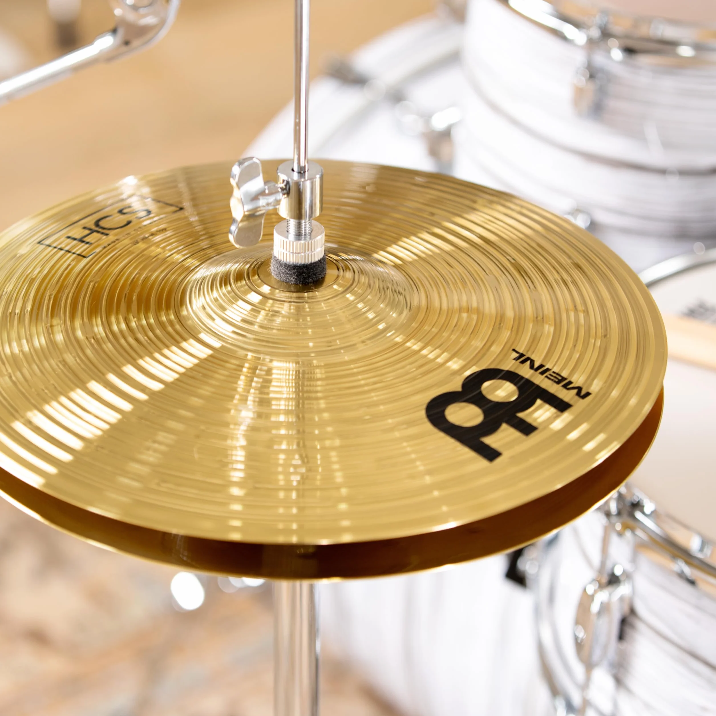 Meinl Cymbals HCS1314+10S - Juego de platillos (1 hihat de 33 cm (13") 1 crash de 35,6 cm (14") 1 splash de 25,4 cm (10") + paire de varillas promark tx5aw)