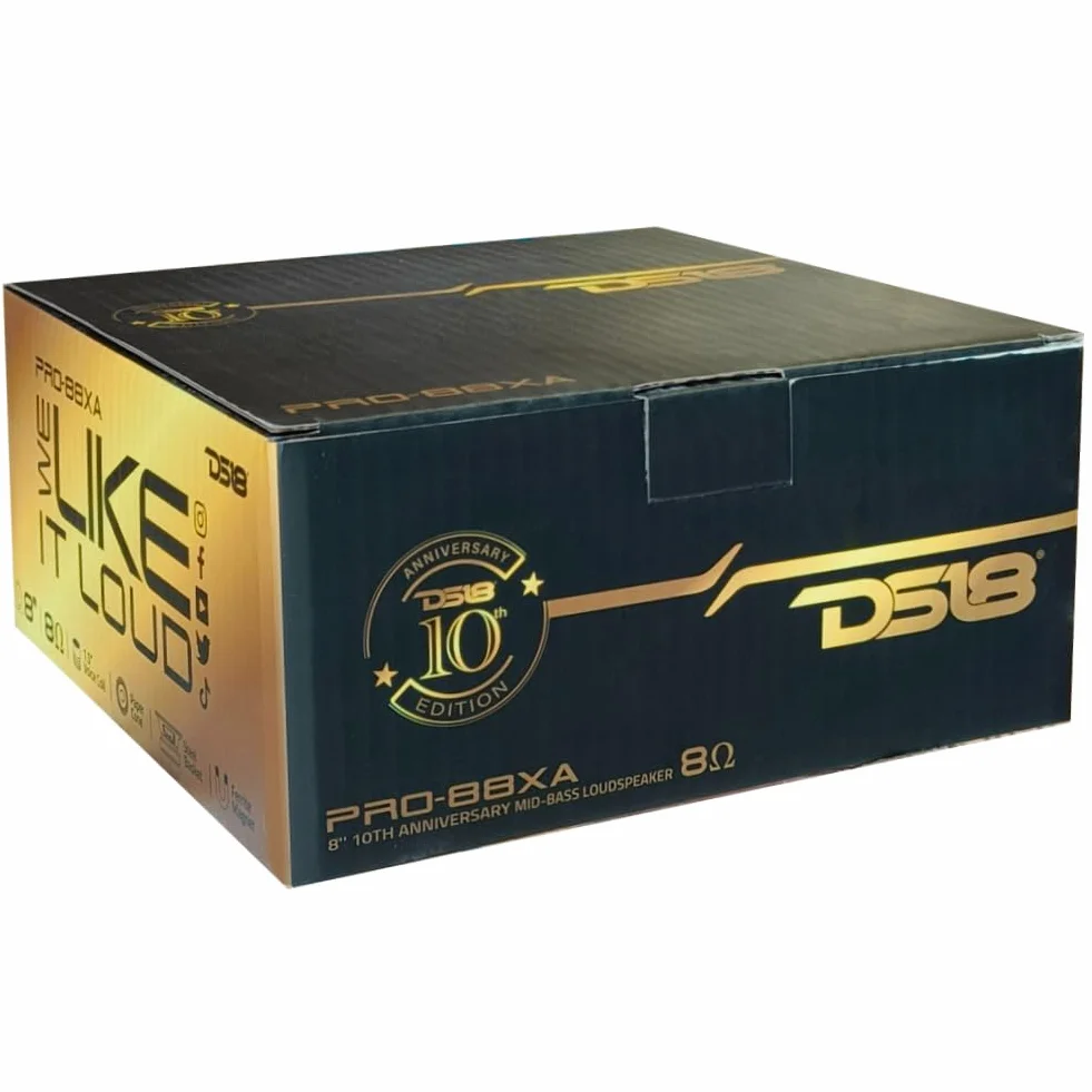 GK SOUND DS 18 PRO-88XA Mid Bass Altavoz 20cm 200mm 8" 275W RMS 550W Max 8 Ohm 97.8 dB