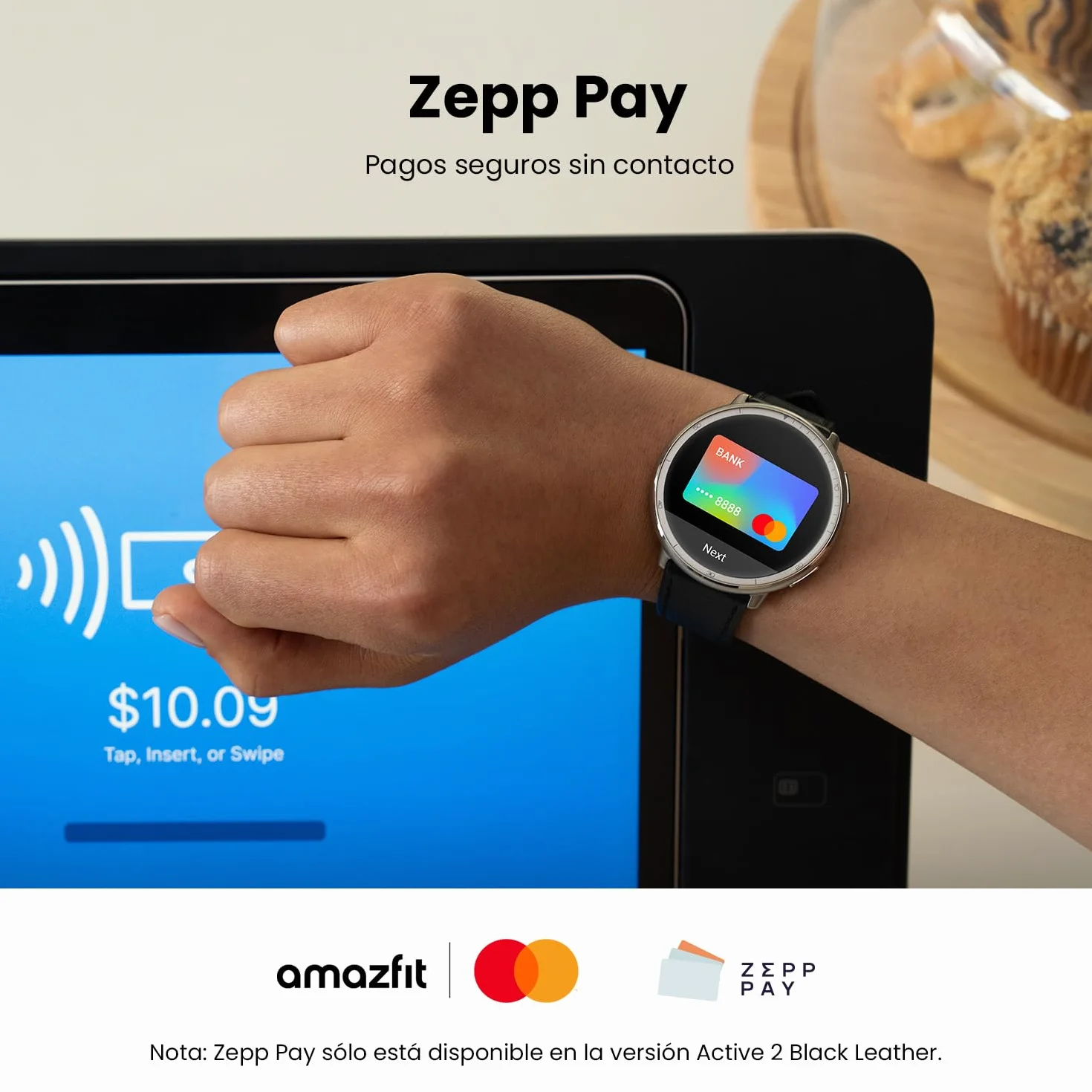 Amazfit Active 2 Reloj Inteligente Hombre y Mujer, Pago NFC, AI,GPS & Mapas Gratis, Batería de 10 Días, Smartwatch con 160+ Modos Deportivos, Resistente al Agua 5 ATM, para Android & iPhone
