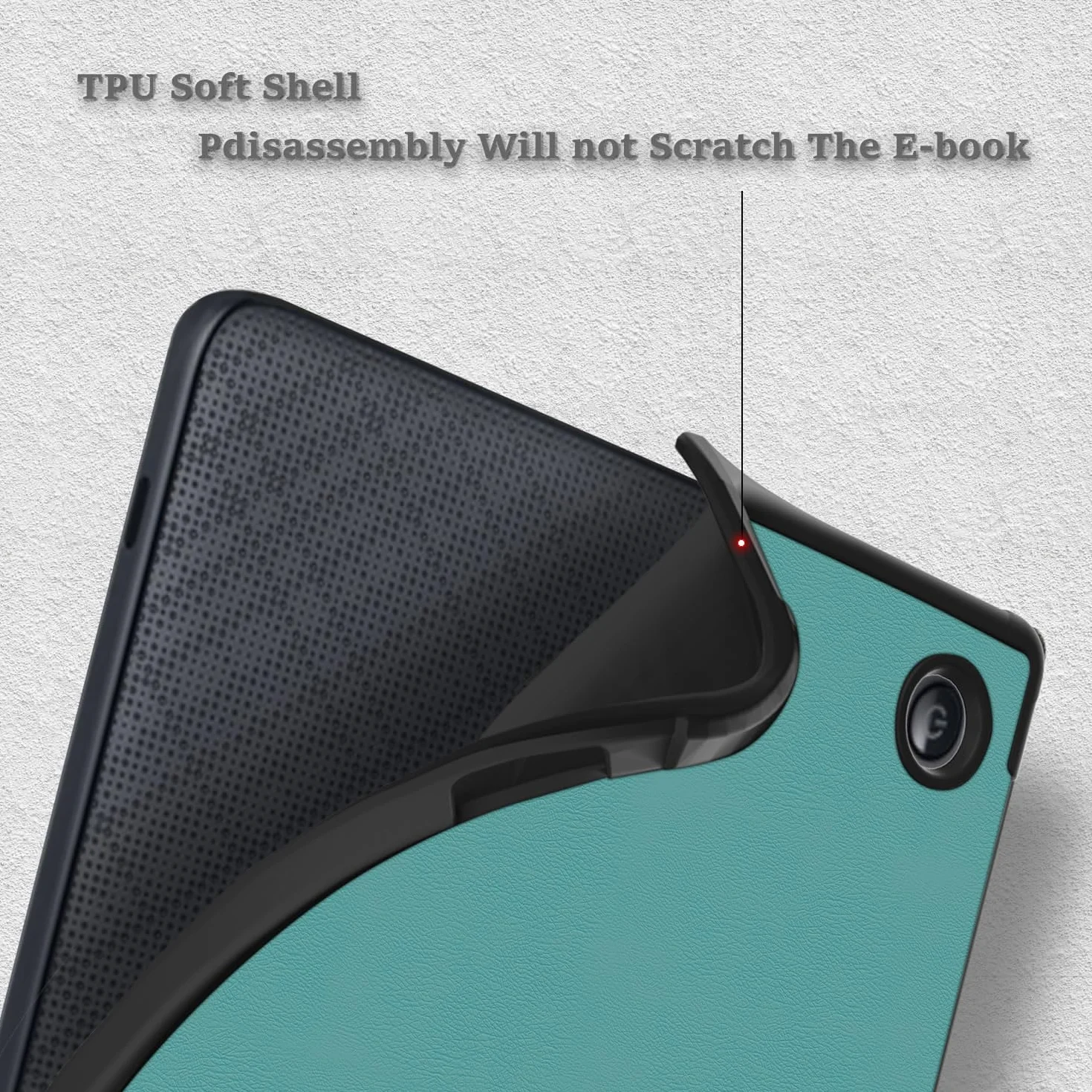 Funda para Kobo Libra Colour (2024) y Kobo Libra 2 (2021) 7" eReader, Reposo/activación automática, Cierre magnético, Verde