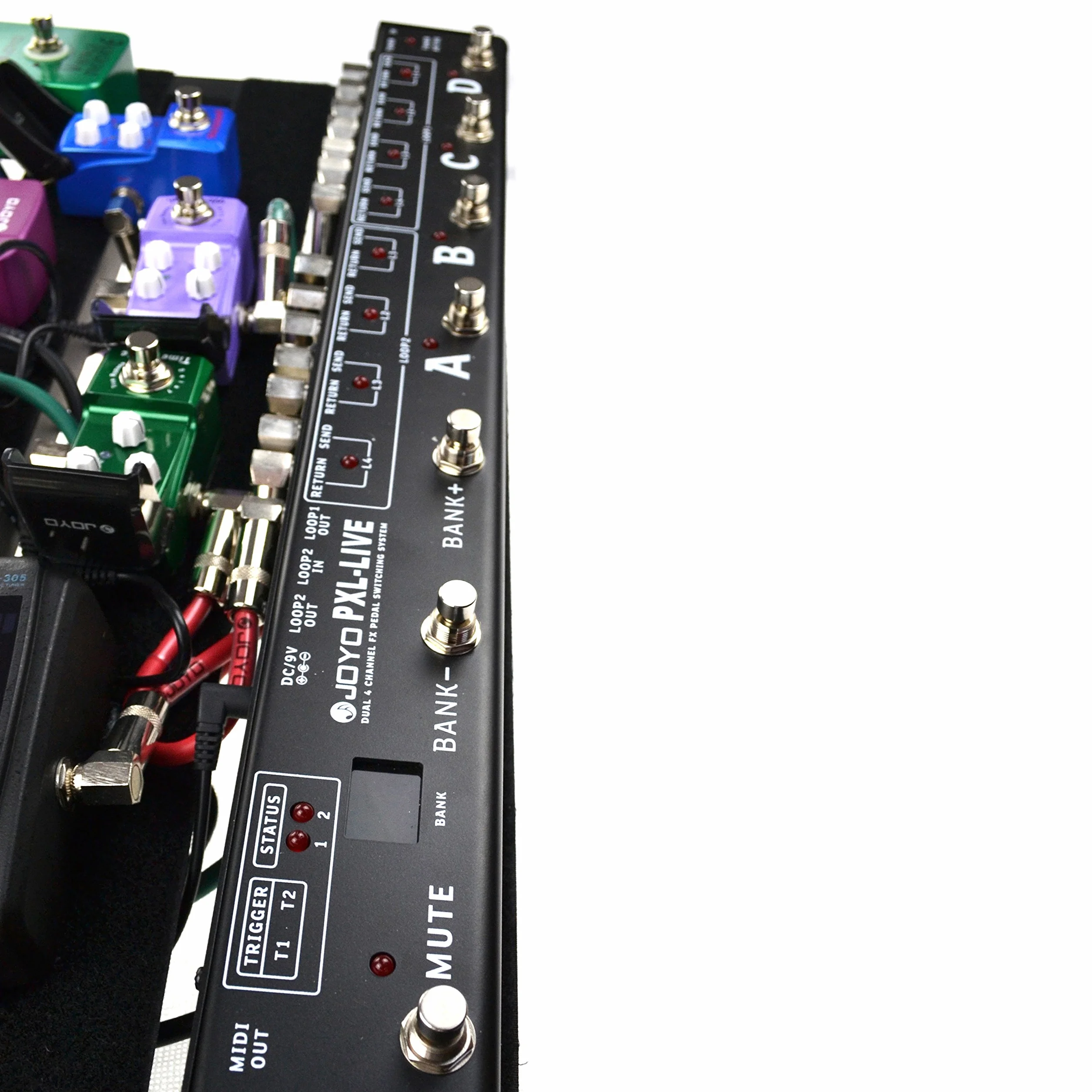 JOYO PXL LIVE - Pedal De Efecto Bucle Interruptor Sistema con Amperio interruptor
