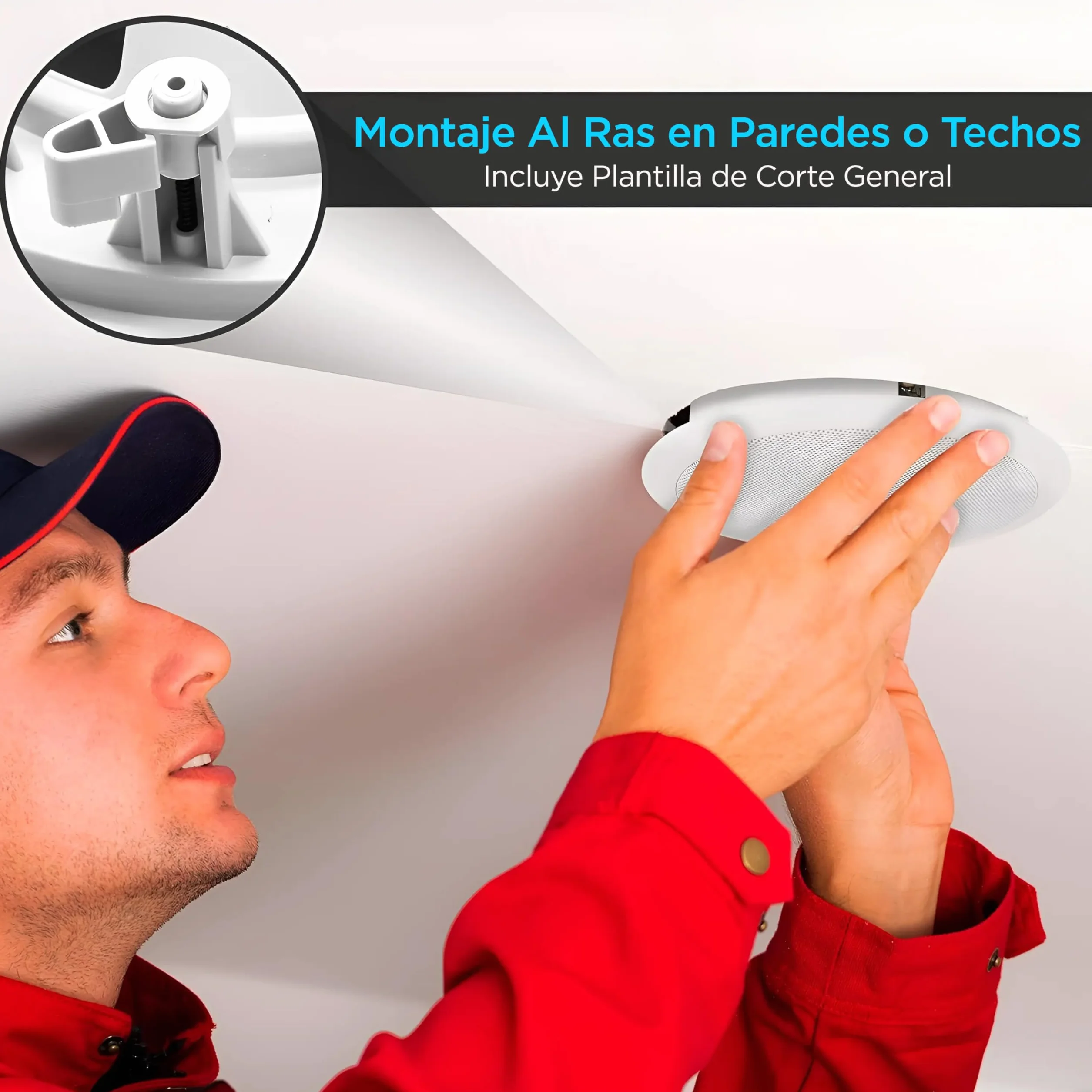 Pyle Altavoces de Pared Techo 2 Vías 8" 250W 50Hz-20kHz