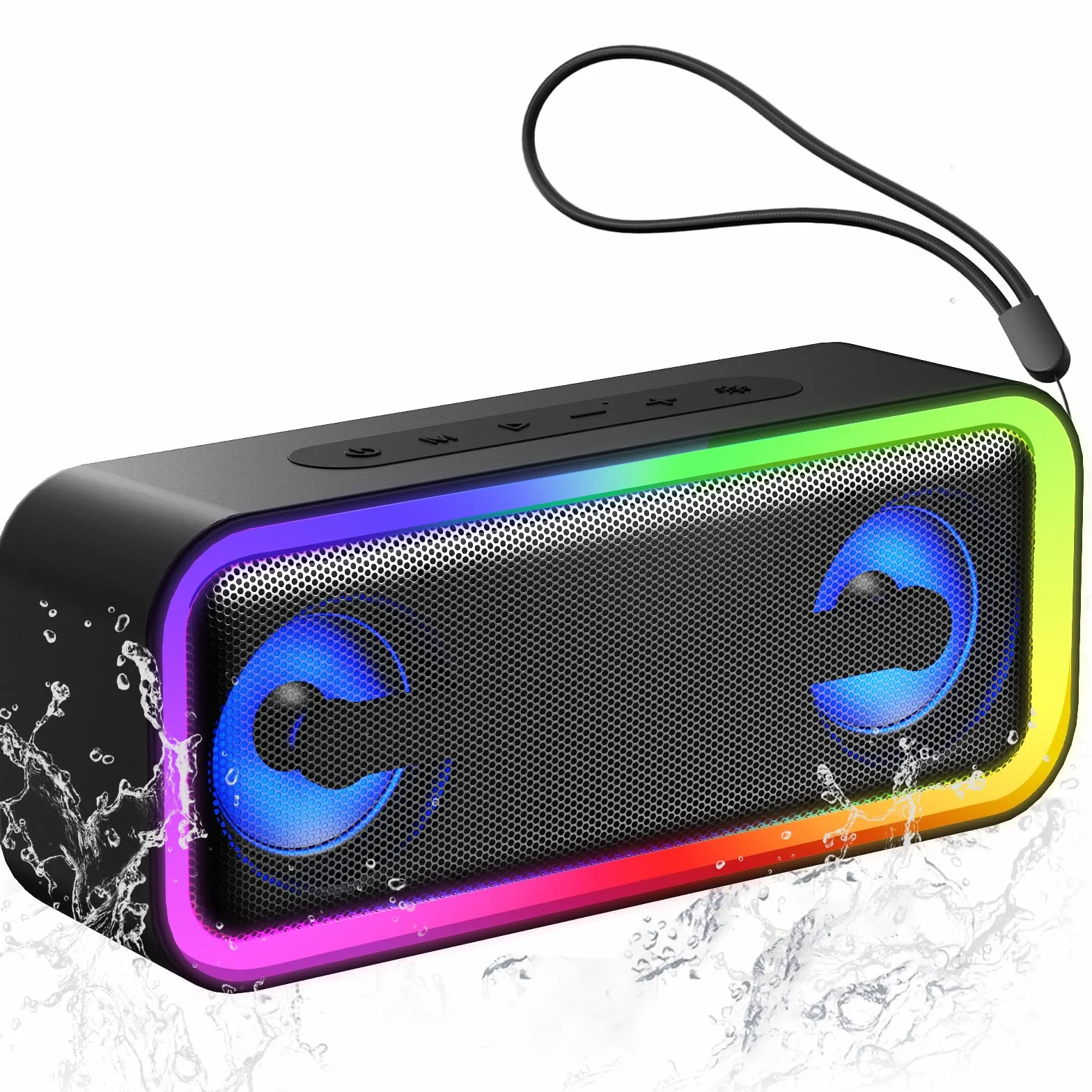 Altavoz Bluetooth 40W Portátil IPX7 TWS RGB 30H