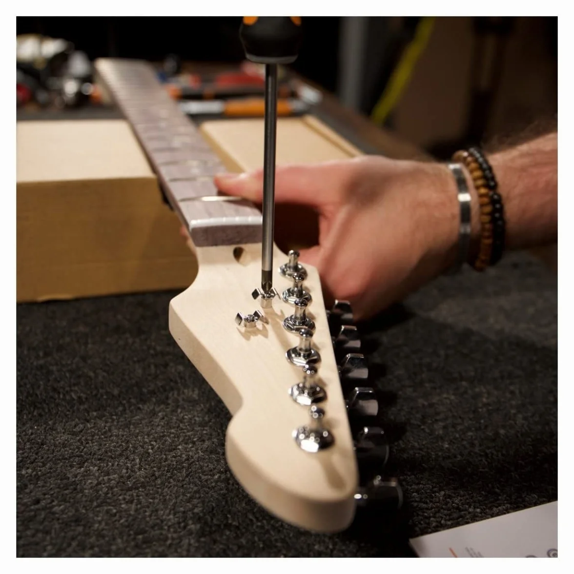 Gear4music Kit Montaje Guitarra Electrica DIY para Montar Estilo Telecaster