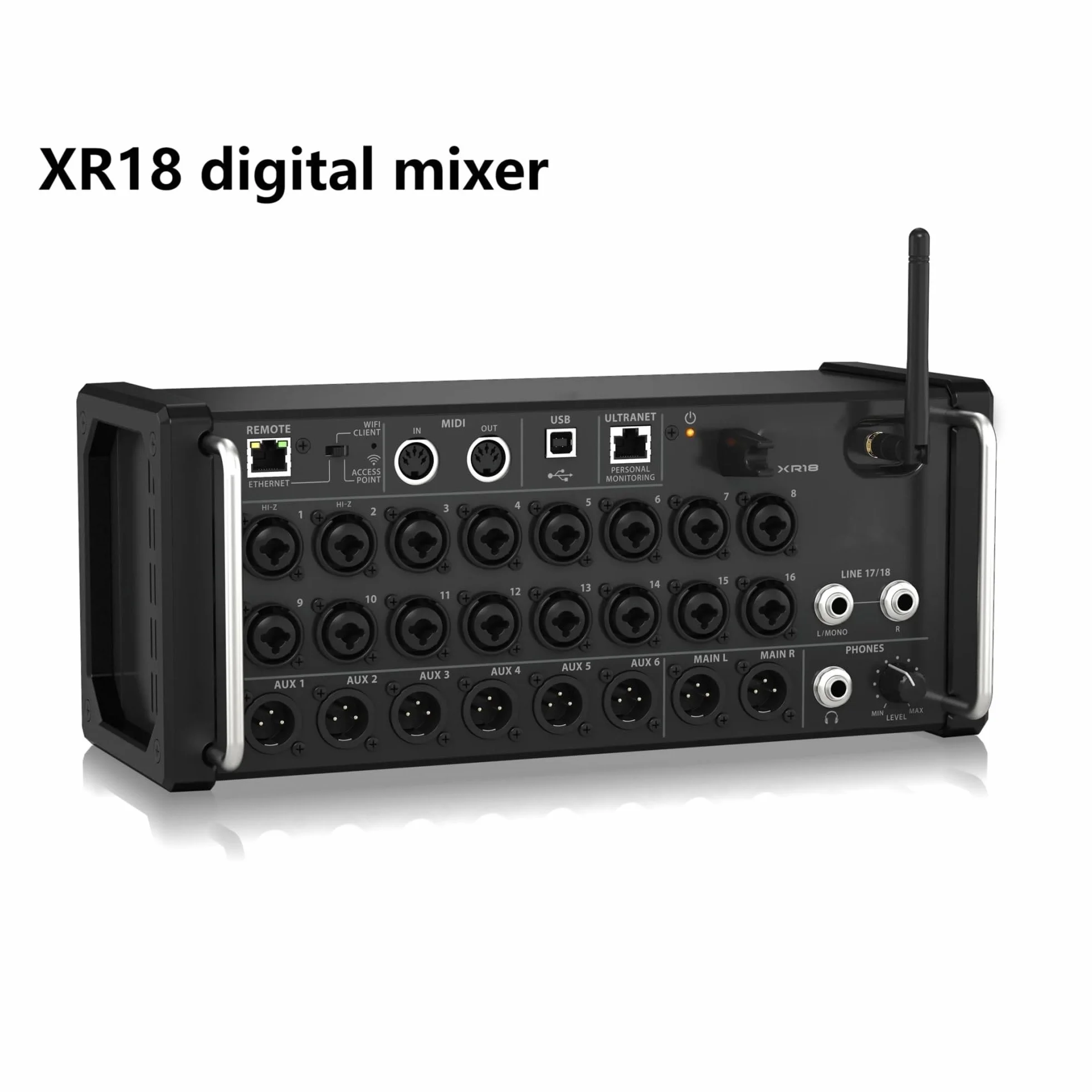 Mezclador de audio, Consola de grabación de estudio mezcladora digital AIR XR18 Consola mezcladora digital de 12/18 canales DSP Wifi Mesa digital