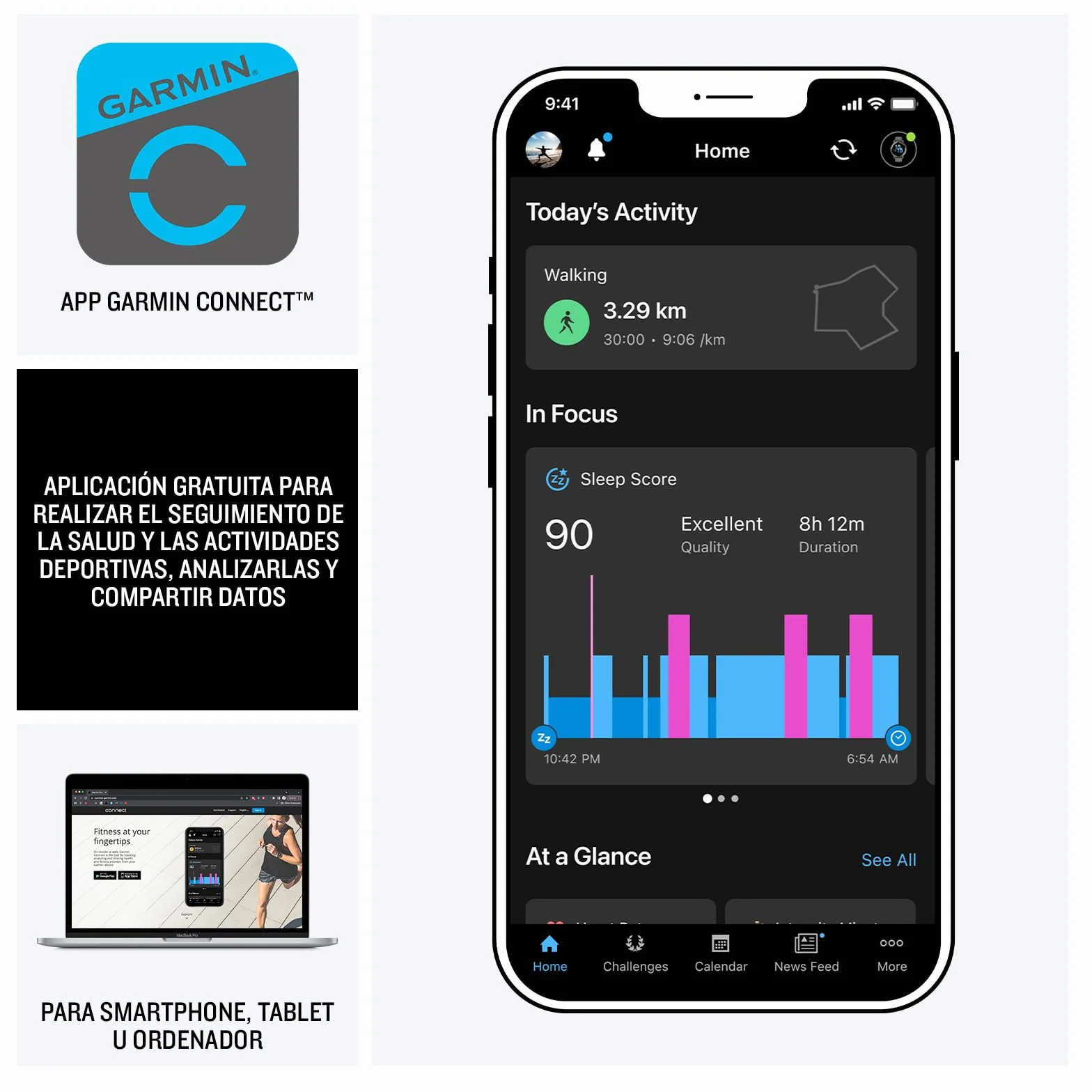 Garmin Instinct E, Reloj Inteligente con GPS, 40 mm, Resistente al Agua, Aplicaciones Deportivas integradas, Monitorización de la Salud, Notificaciones Inteligentes, Negro