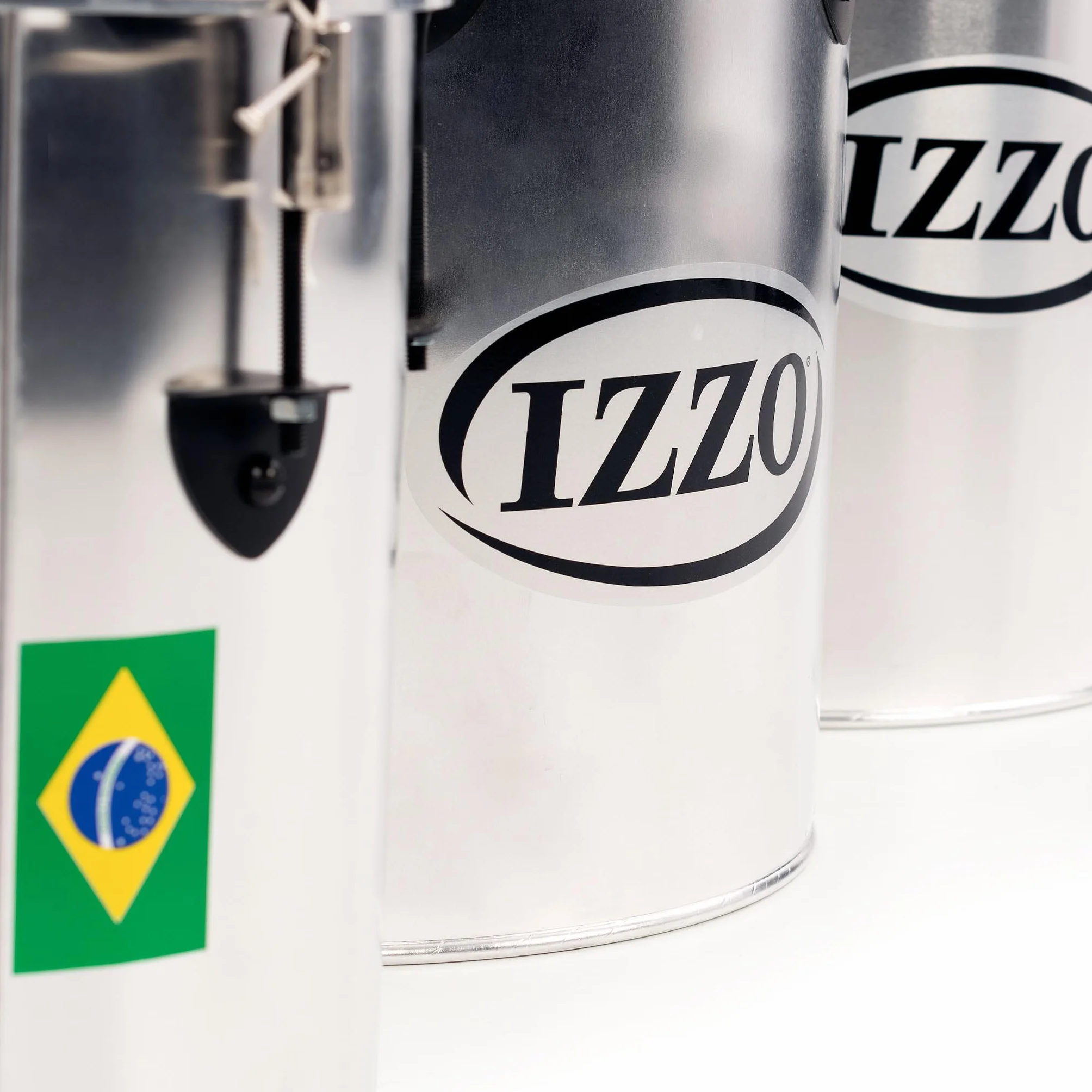 Percussion Plus pp780 Samba drums en plata mate acabado (Set de 3)
