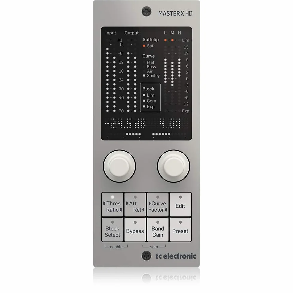 TC Electronic MASTER X HD NATIVE / MASTER X HD-DT Complemento de procesador dinámico multibanda con controlador de hardware dedicado
