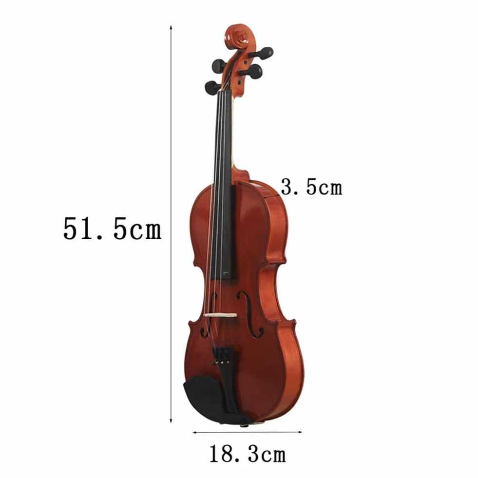 ViolíN 1/2, Instrumentos Musicales para Adultos, ViolíN Infantil, con Estuche RíGido, Principiantes