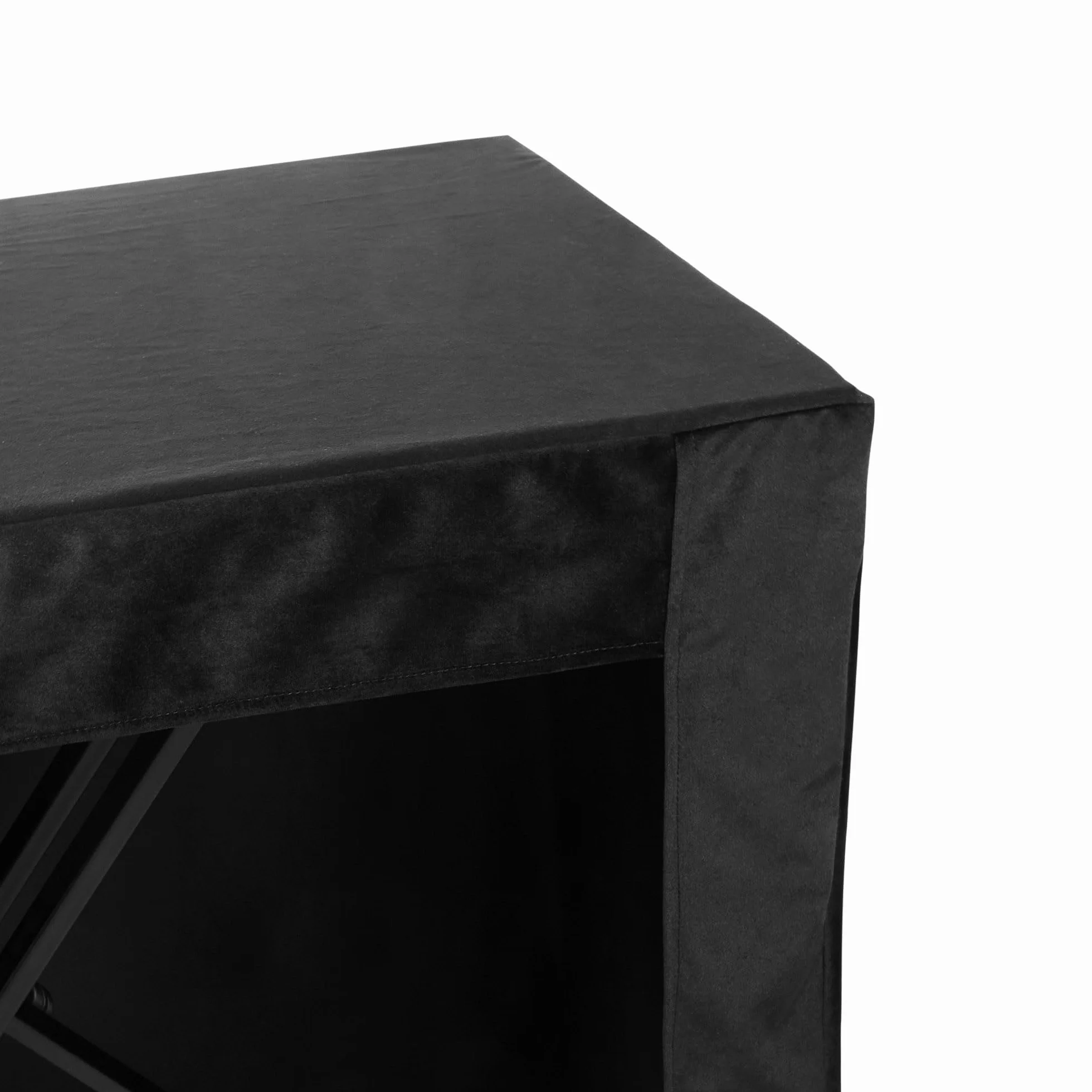 Gravity KSX 2 RD SET 1 Soporte de teclado X-Form doble y mesa de apoyo Set 1