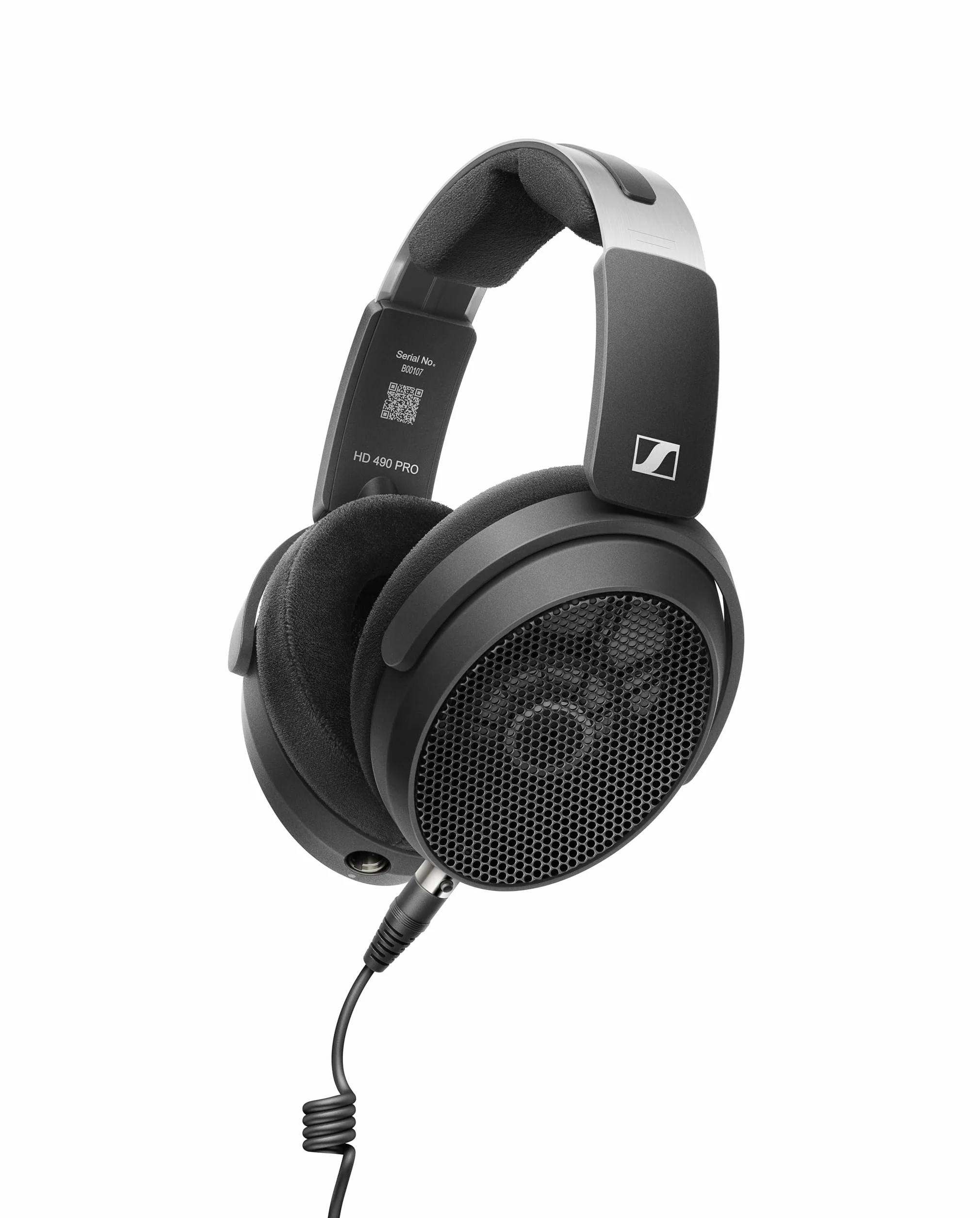 Sennheiser HD 490 Pro Auriculares de Estudio dinámicos Abiertos | Cable 1,8m, Almohadillas Intercambiables para Mezclar y producir (700286)