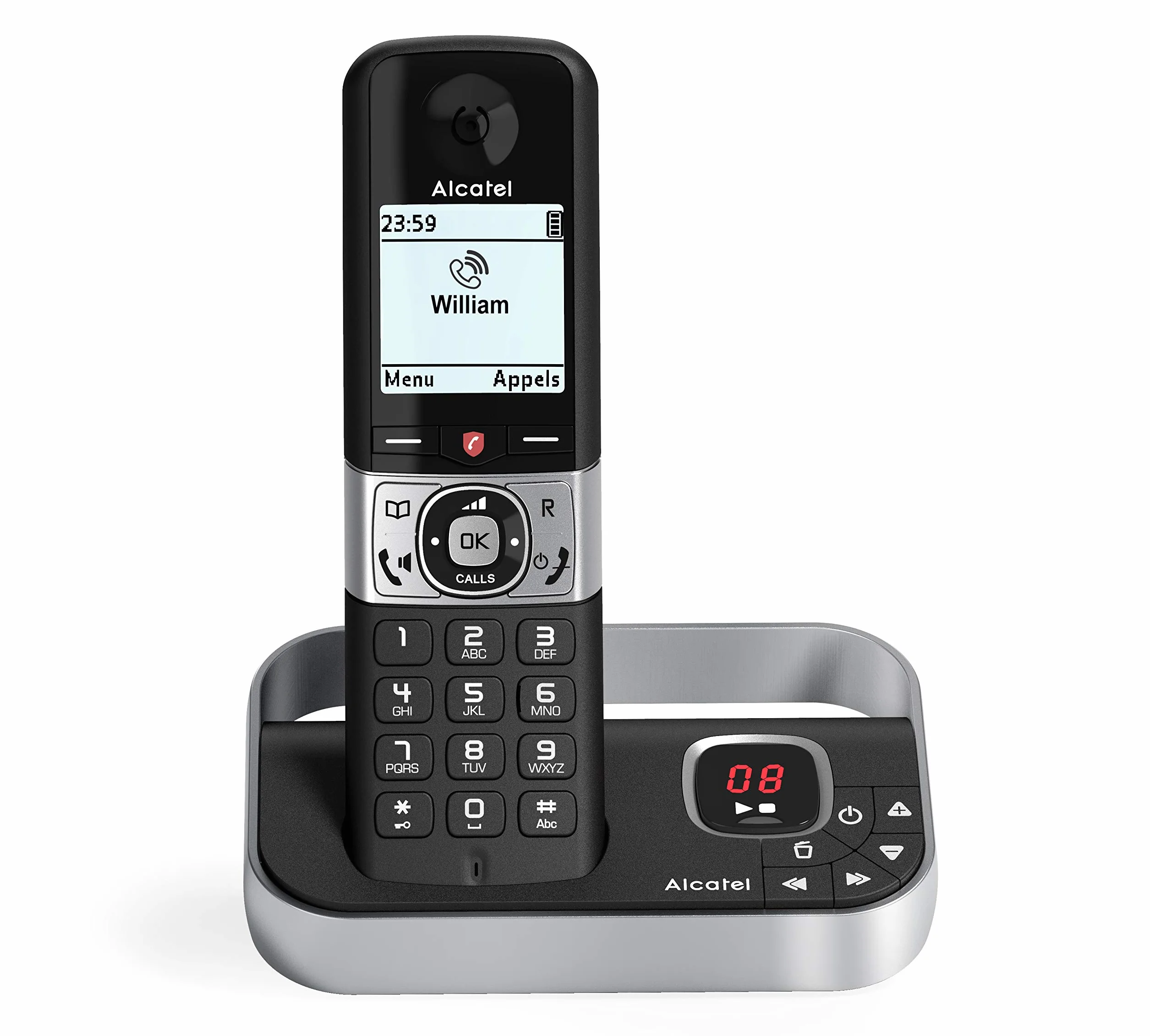 Alcatel Dect F890 Voice Duo BCK Scallblock