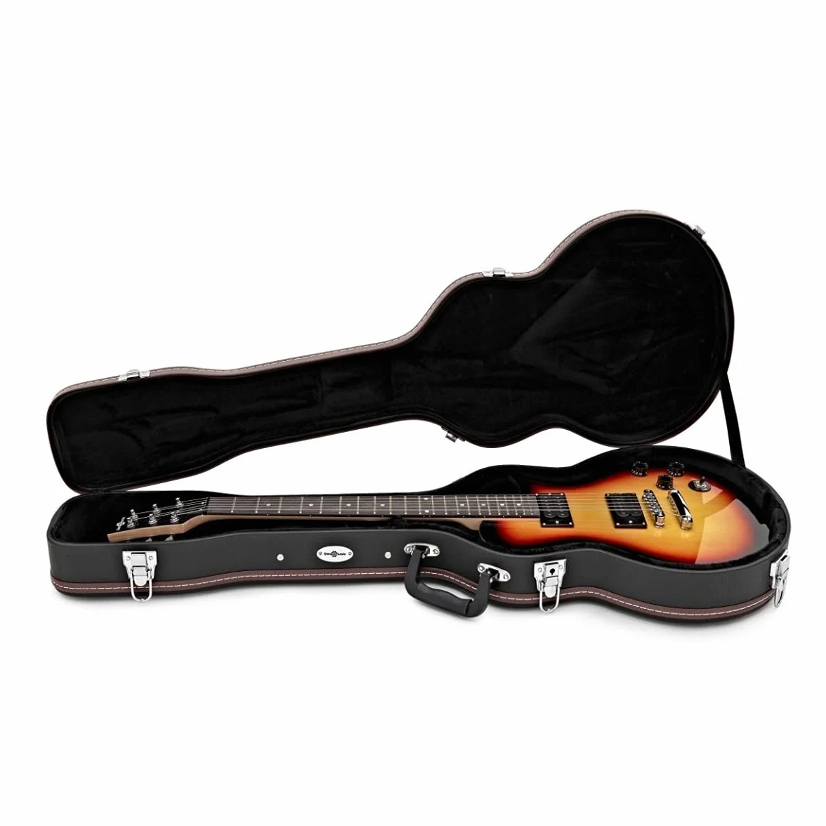 gear4music Estuche rígido para Guitarras eléctricas New Jersey Style