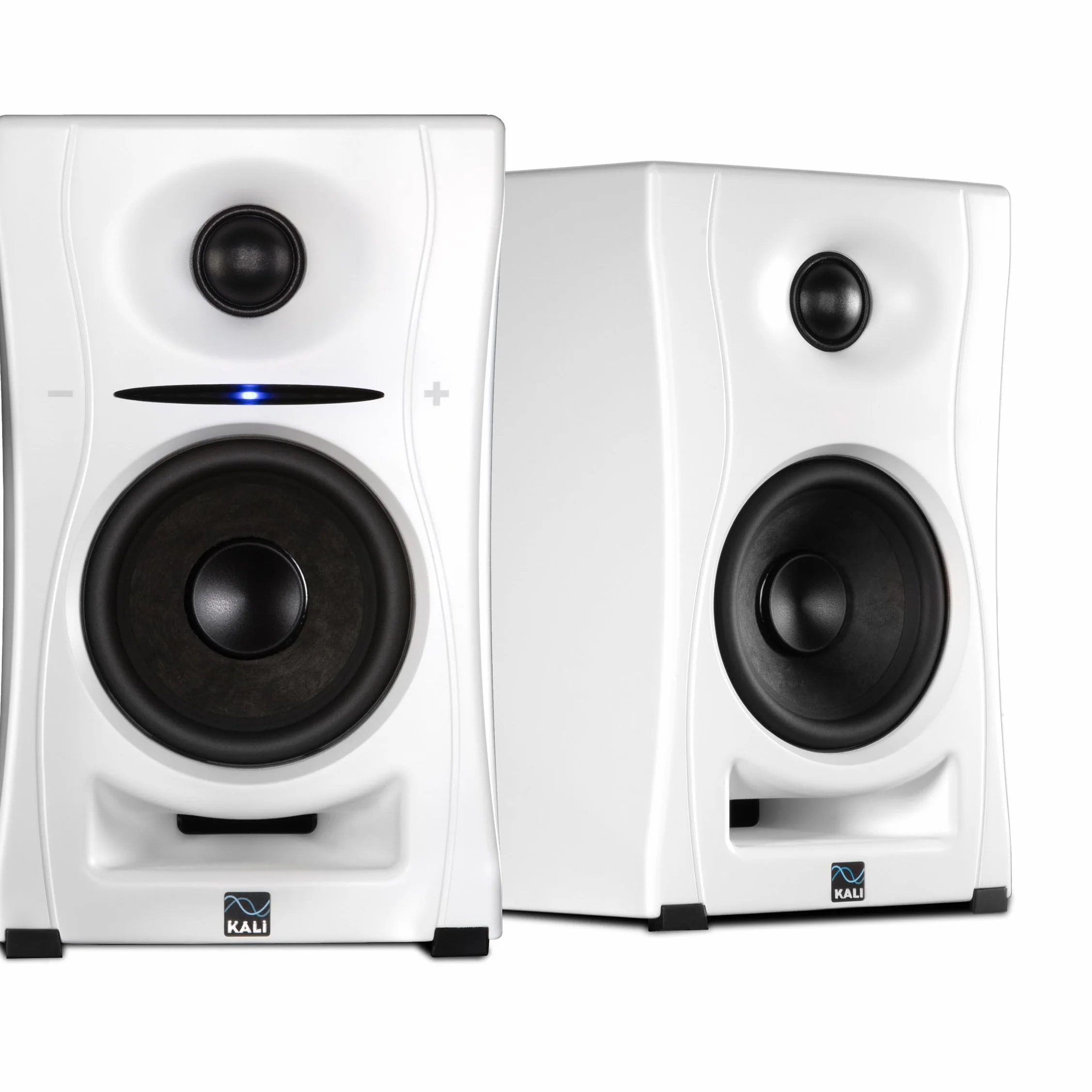 Kali Audio LP-UNF monitor de campo cercano (160 vatios, monitor de estudio, ecualizador de contorno, conectividad de alta fidelidad con Bluetooth/USB-C, TRS, RCA, 6,2 kg, 25,4 x 16,4 x 7,4 cm), blanco