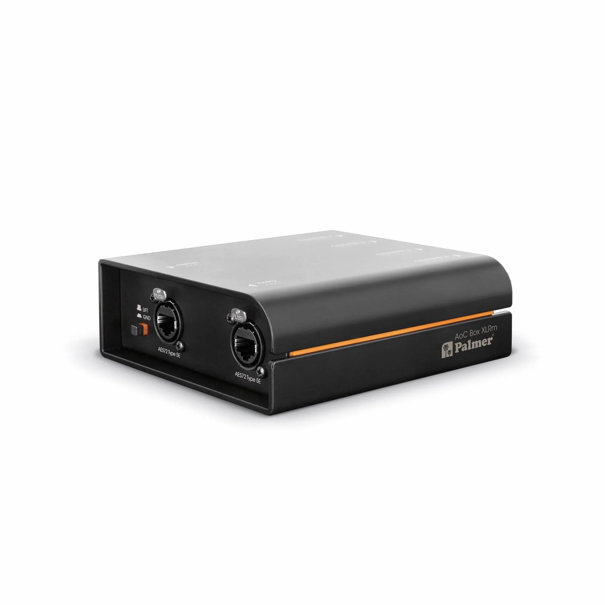 Palmer AoC Box XLRm Audio sobre Cat Box de etherCON a 4 x XLR macho