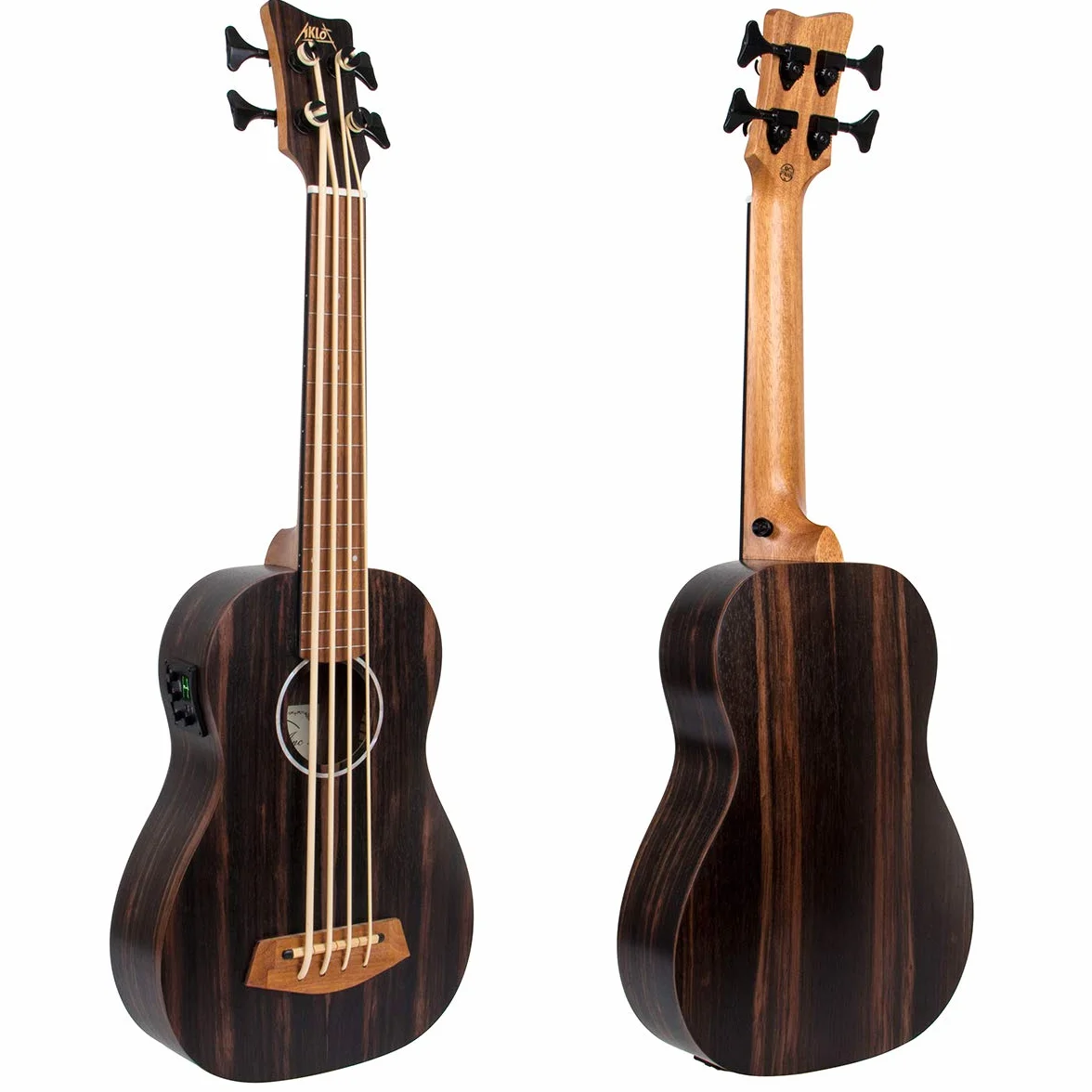 Aklot Ukelele bajo de 30 pulgadas Electric Acoustic barítono Ukulele Bass Professional Aquila EADG con correa de bolsa