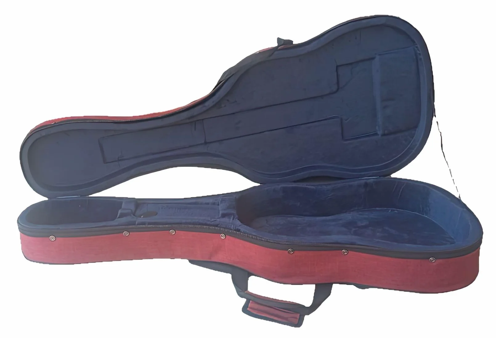 cibeles Estuche Guitarra Clásica Flamenca Foam con Nueva Forma (Rojo)