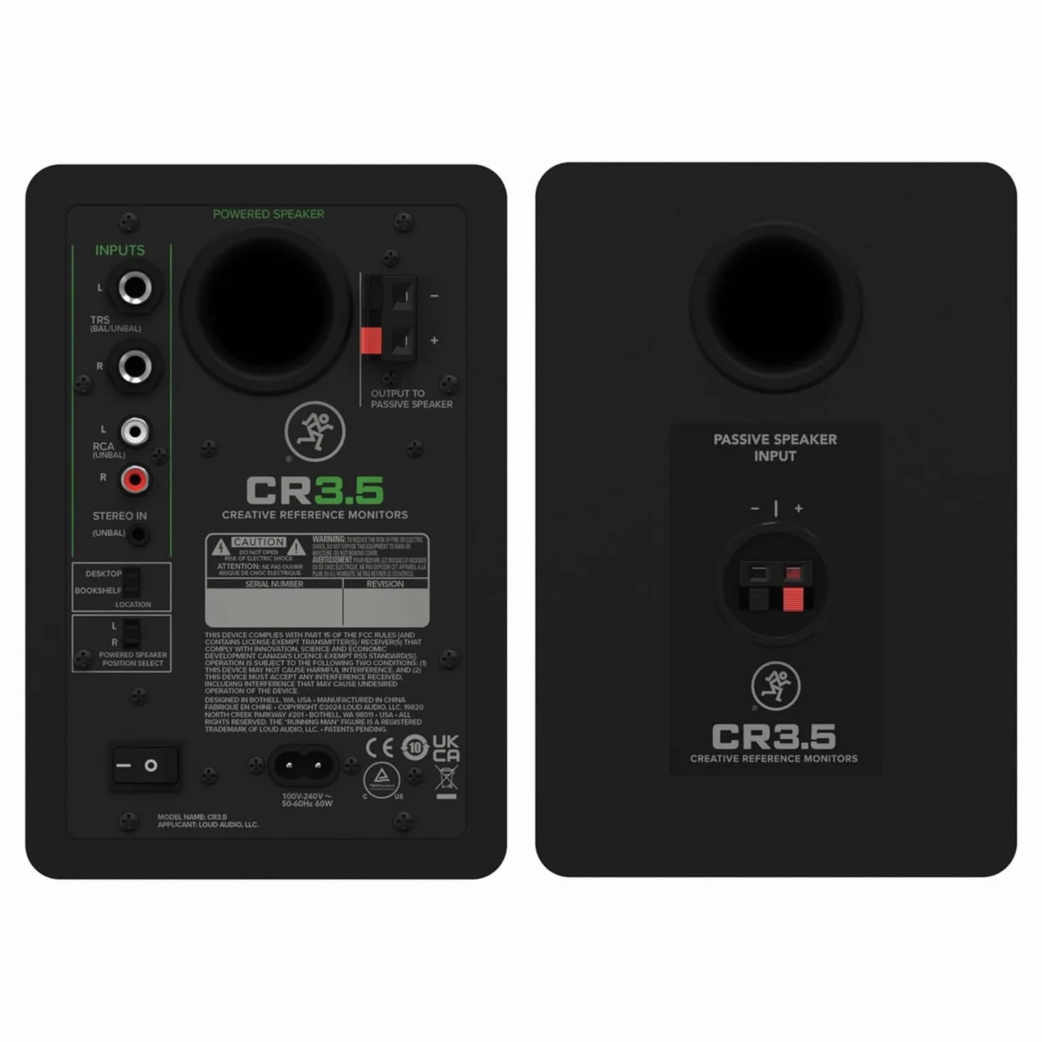 Mackie CR3.5BT - Monitores activos de estudio de 2 vías, altavoz Bluetooth con pies keepdrum