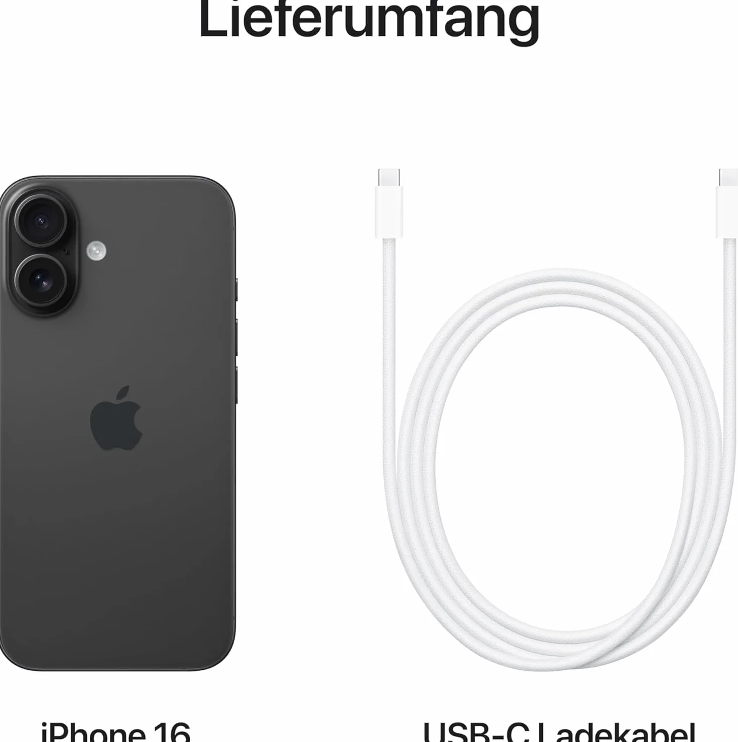 Apple iPhone 16 128GB Negro Reacondicionado