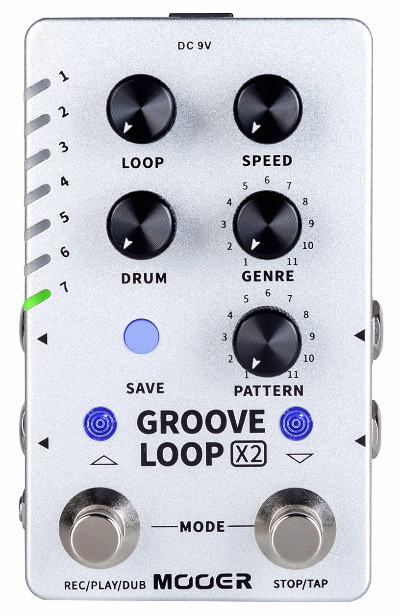 Mooer Groove Loop X2 Looper y Drum Machine