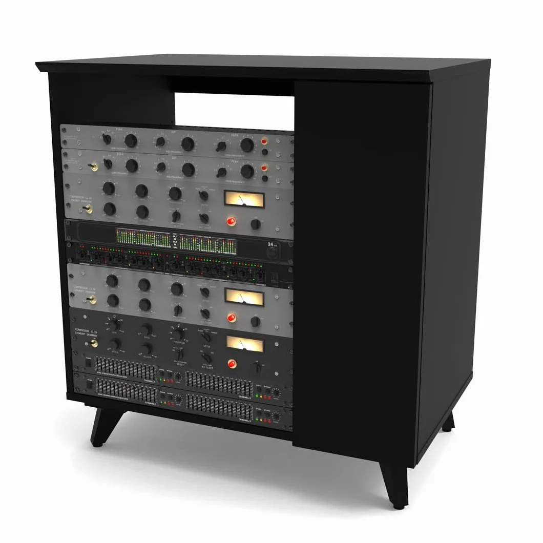 Glorious Modular Side Rack Black - Expansión para Racks de mesas de Estudio
