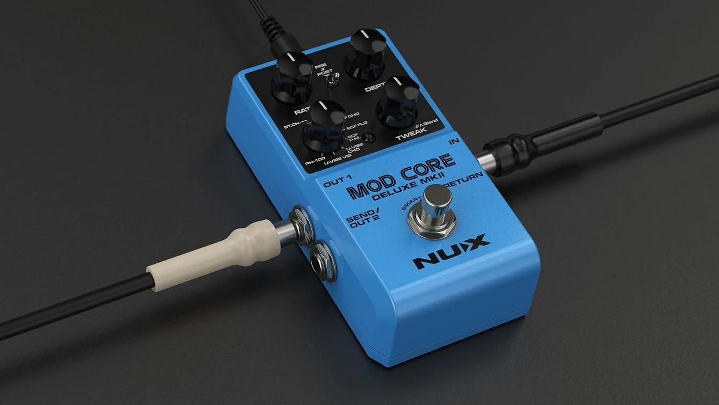 NU-X | Pedal Mod Core Deluxe mkII con nuevos modelos de efectos, opciones de señal y enrutamiento