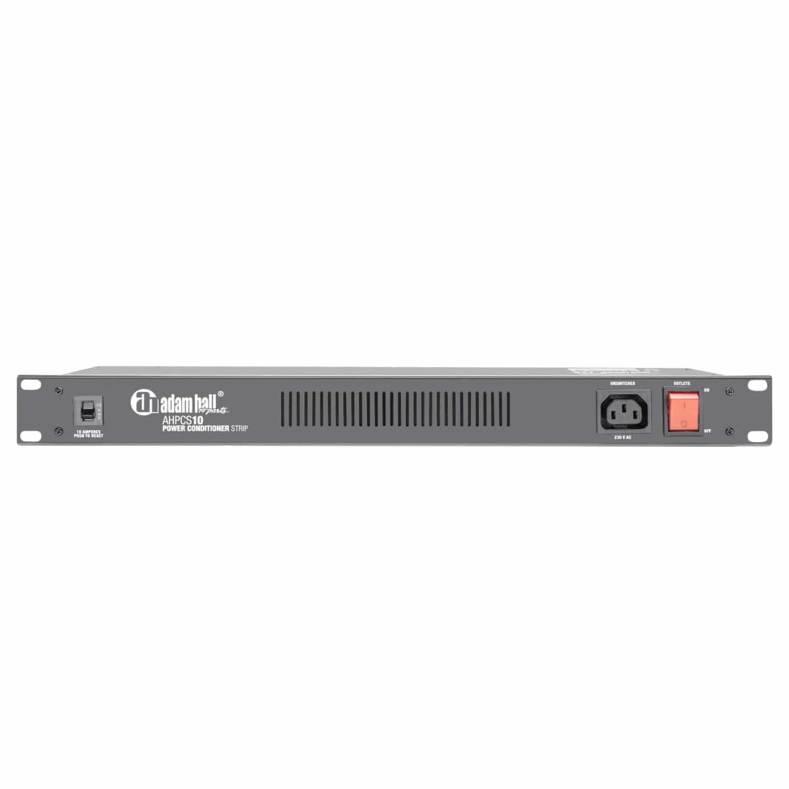 Adam Hall 19" Parts PCS 10 - Distribuidor de corriente con protección