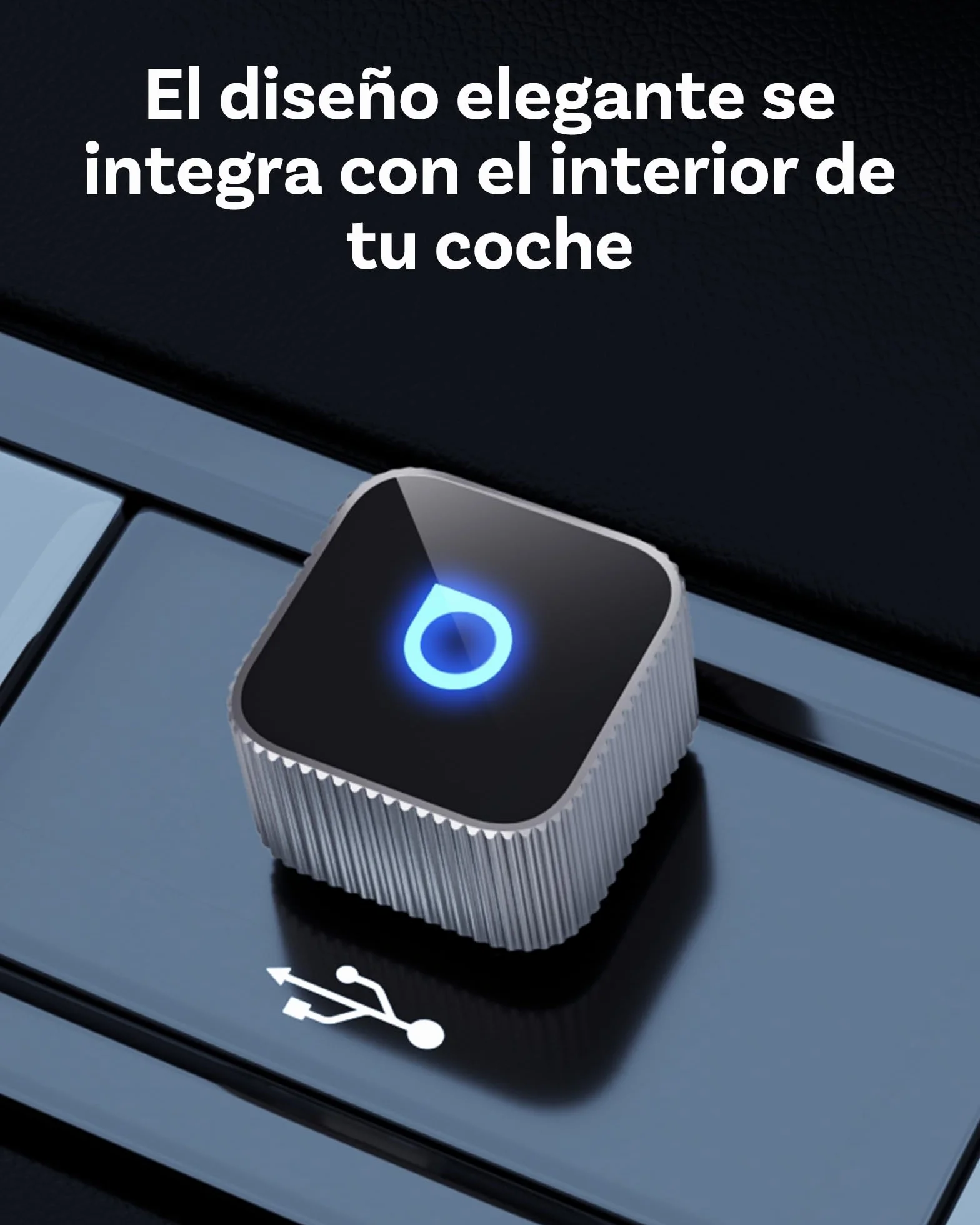 OTTOCAST Mini Slim versión 2026, Adaptador inalámbrico CarPlay y Android Auto, actualizar CarPlay y Android Auto con Cable a inalámbrico, conexión automática rápida, dongle USB-C Compacto, Cubo