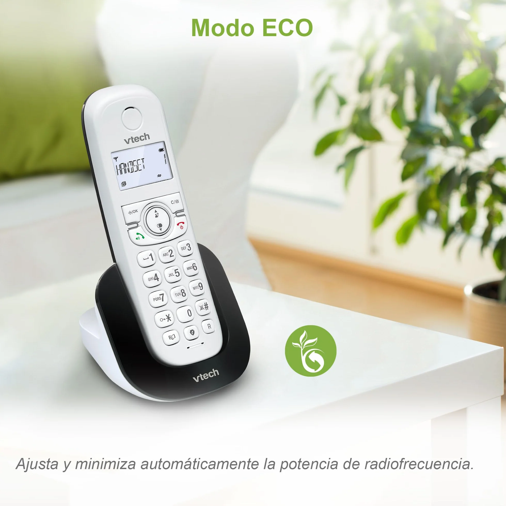 VTech CS1501 DECT Teléfono inalámbrico duo con cargador doble, manos libres, bloqueo de llamadas, identificador, pantalla retroiluminada, Blanco